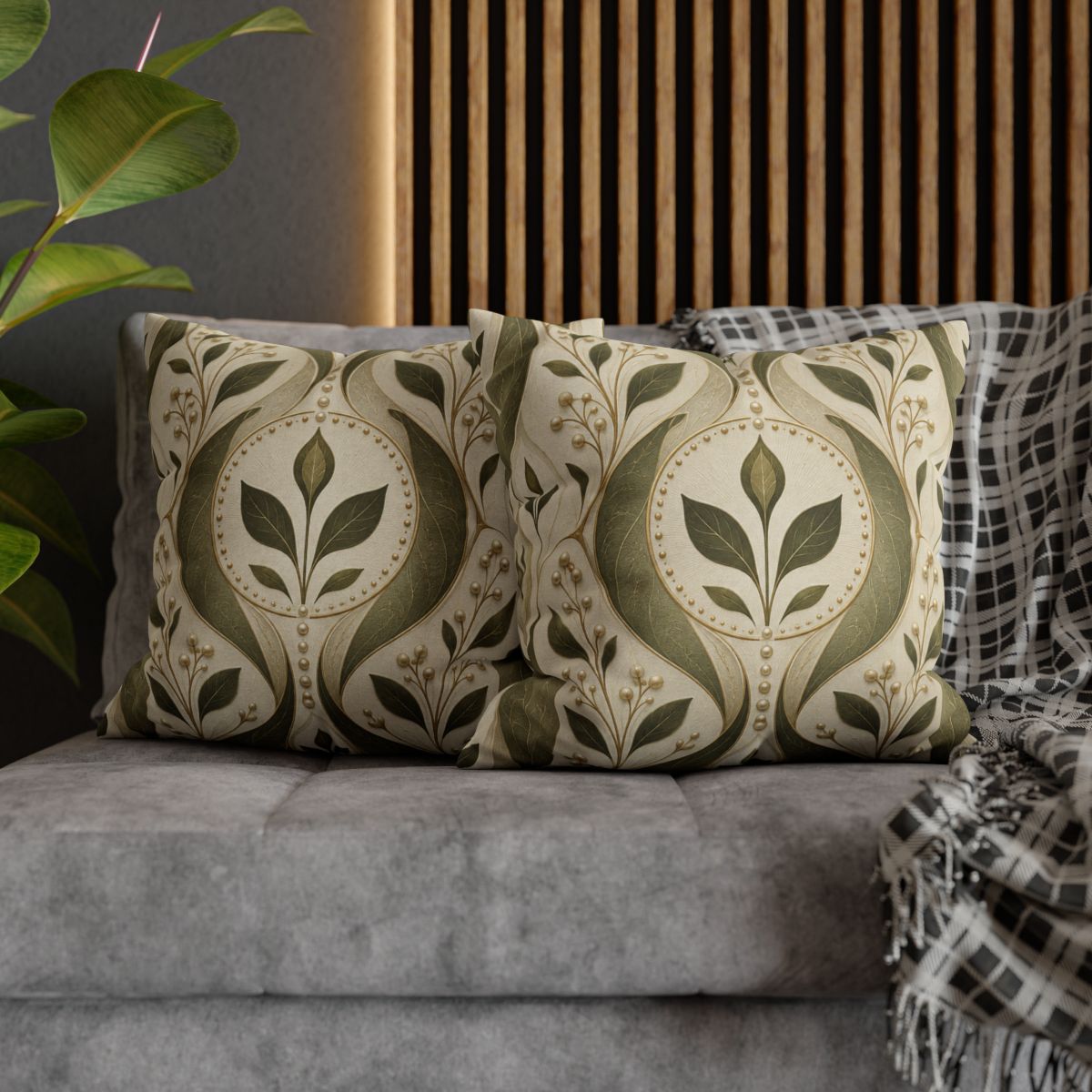 Sprout Aperture Damask stylish decorative pillowcases [AI-1698c3a7-aacadbd24a8e]