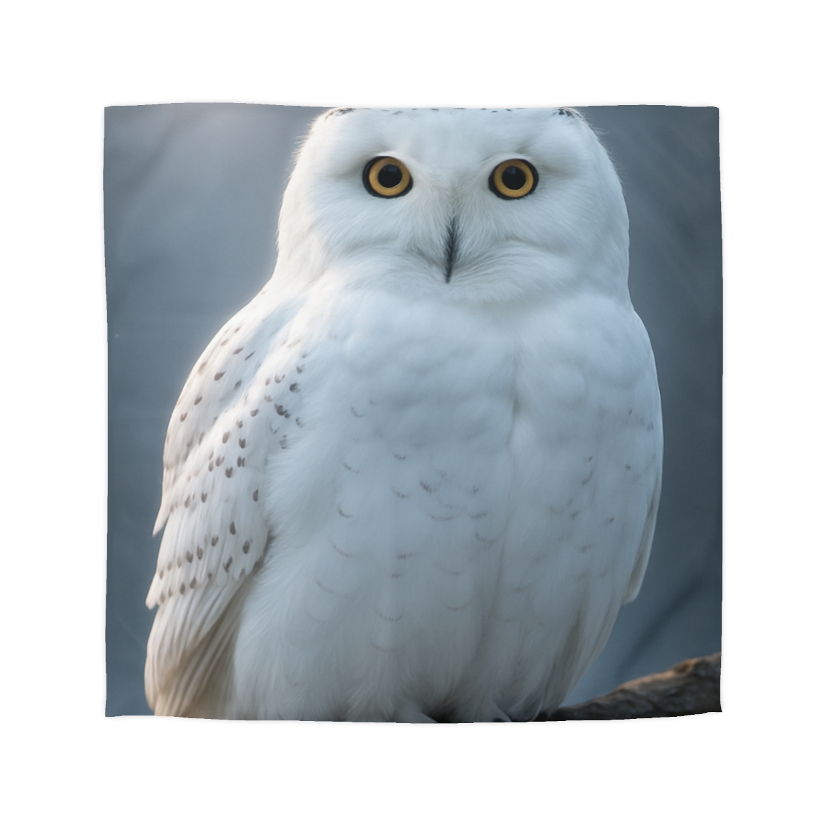 Twilight Watcher Snowy Owl unique patterned duvets