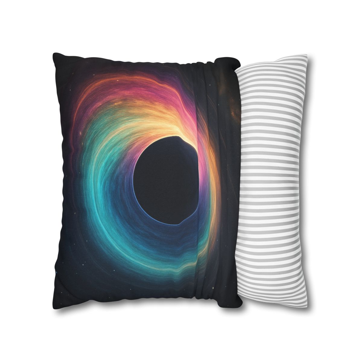 Prismatic Singularity Bloom personalized pillow covers