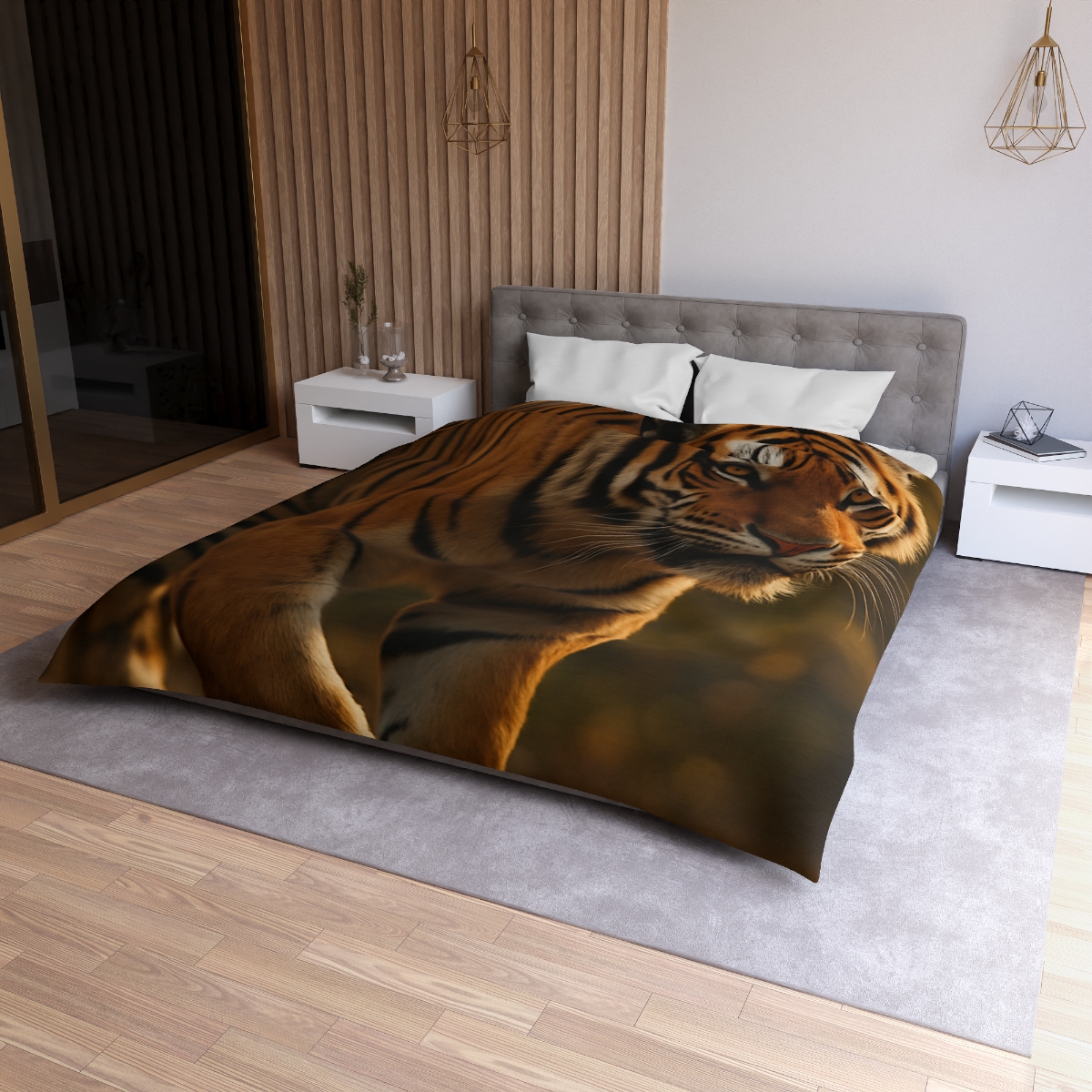 Forest Stalker Bengal Tiger duvets for gifts