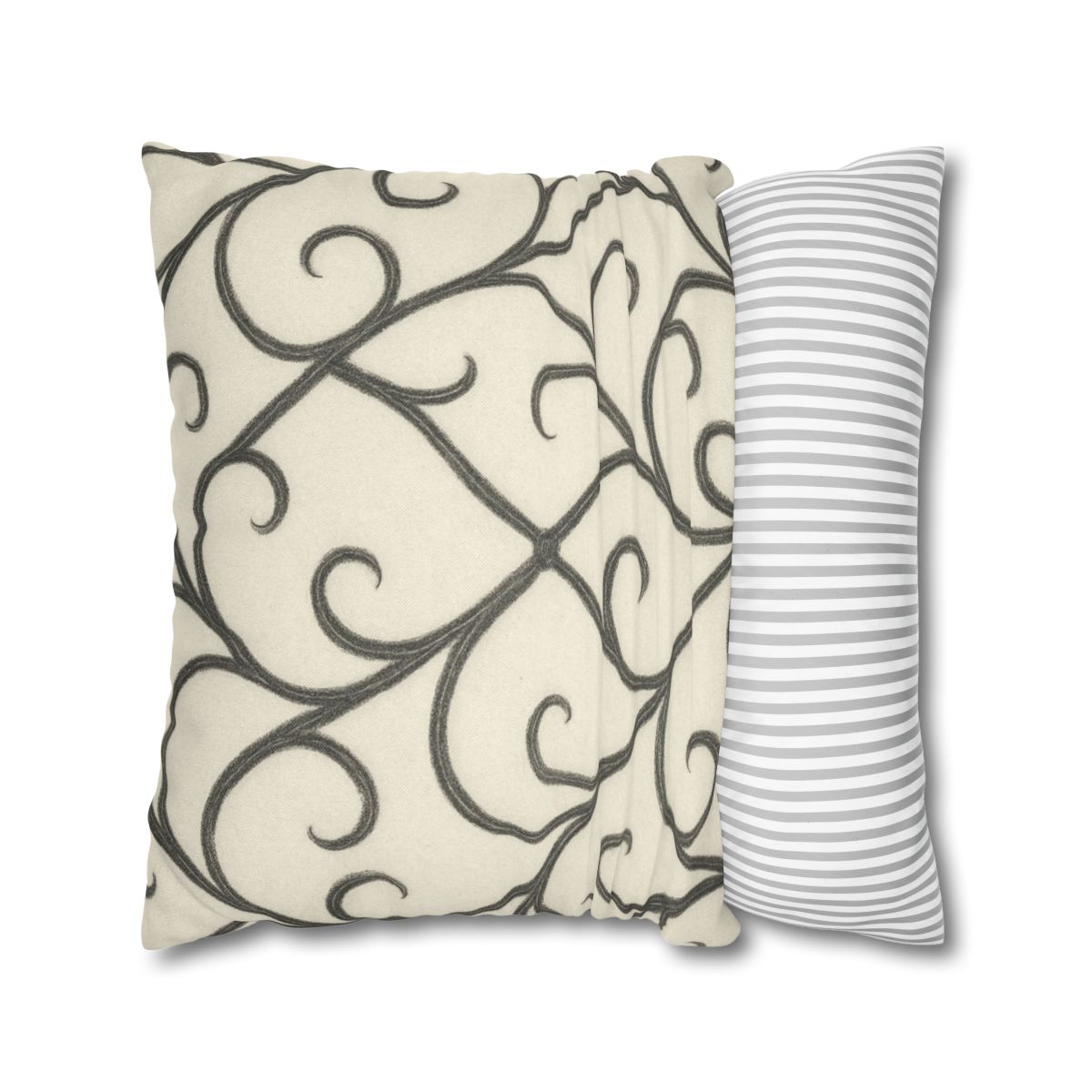 Vine Lattice Outline personalized pillow covers