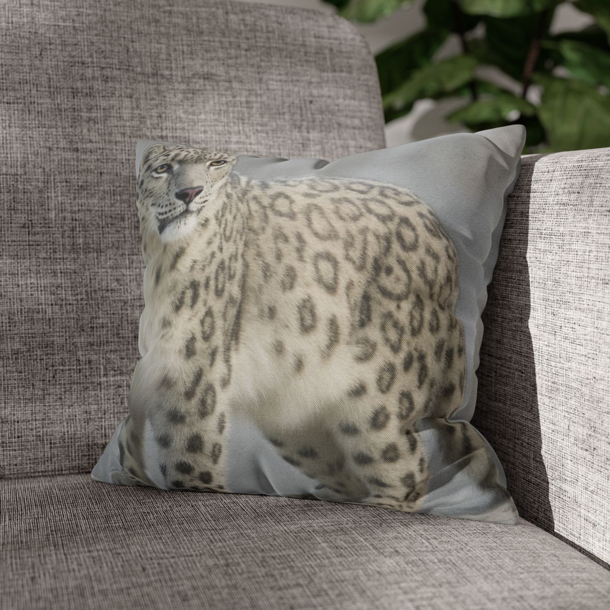 Snow Drift Hunter Snow Leopard unique gift pillow cases