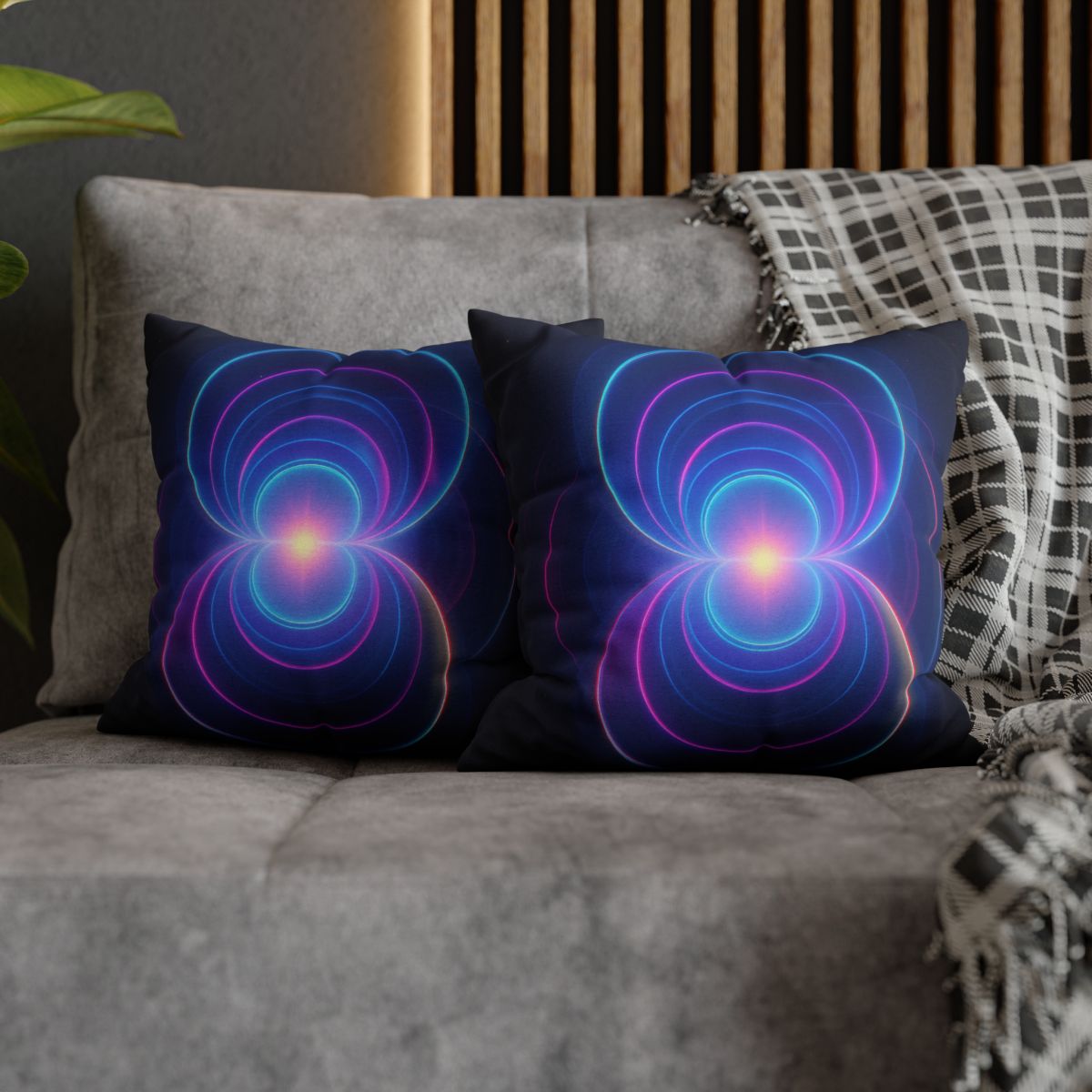Prismatic Lensing Bloom soft cotton pillow cases