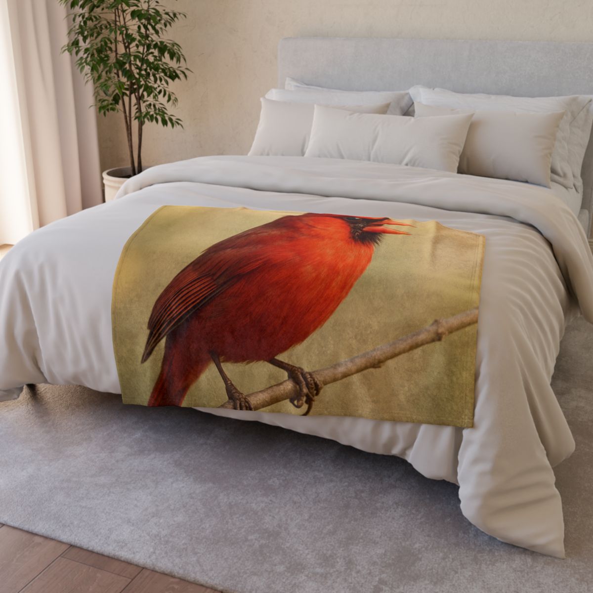 Crimson Hymn Cardinal unique gift blanketscustom blankets