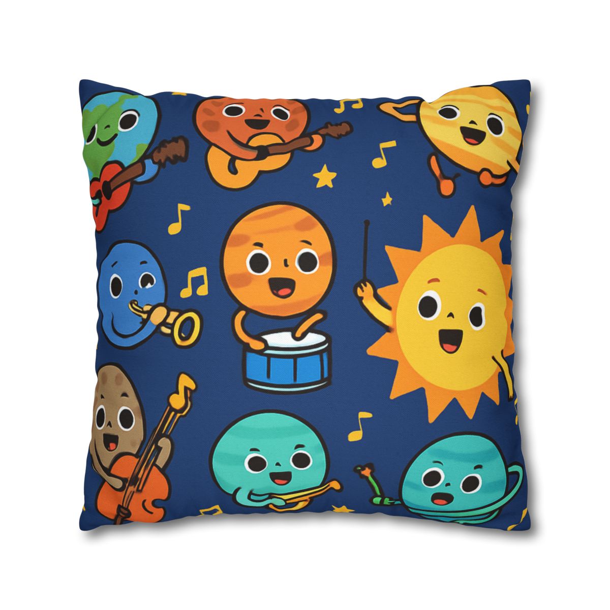 Planetary Music Band designer print pillow cases
