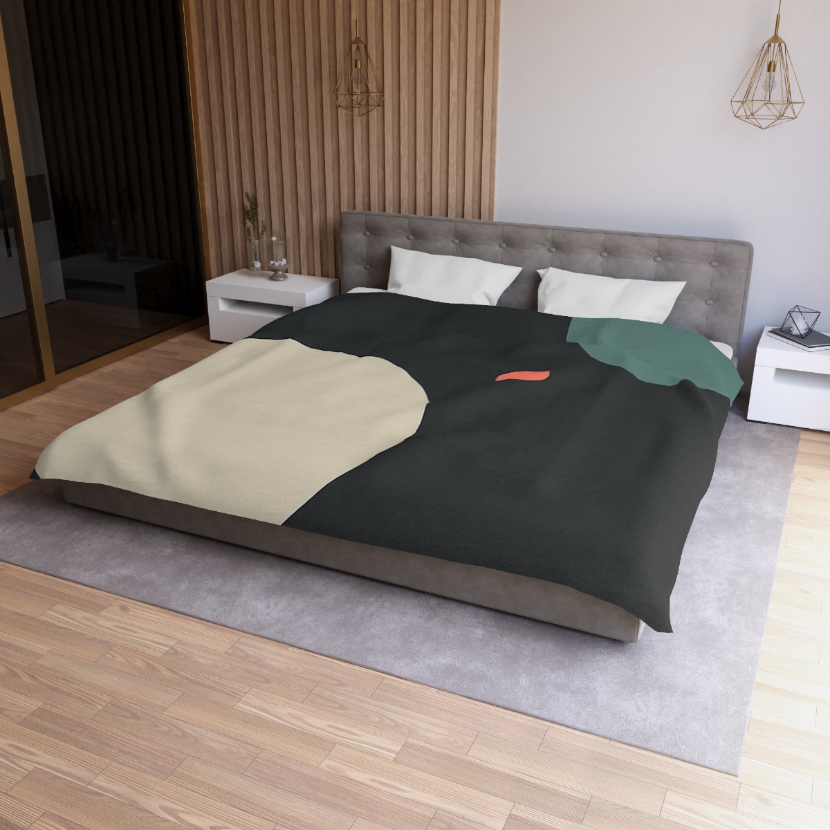 Quiet Orbit Of Three Circles custom duvets