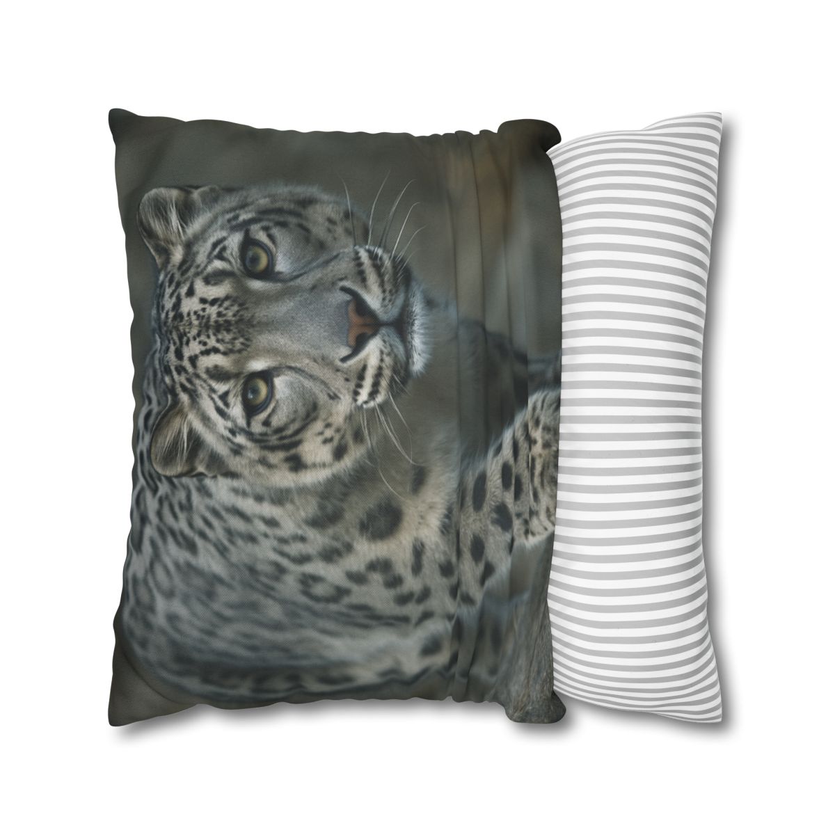 Starlit Sprint Snow Leopard comfortable bedding pillow covers