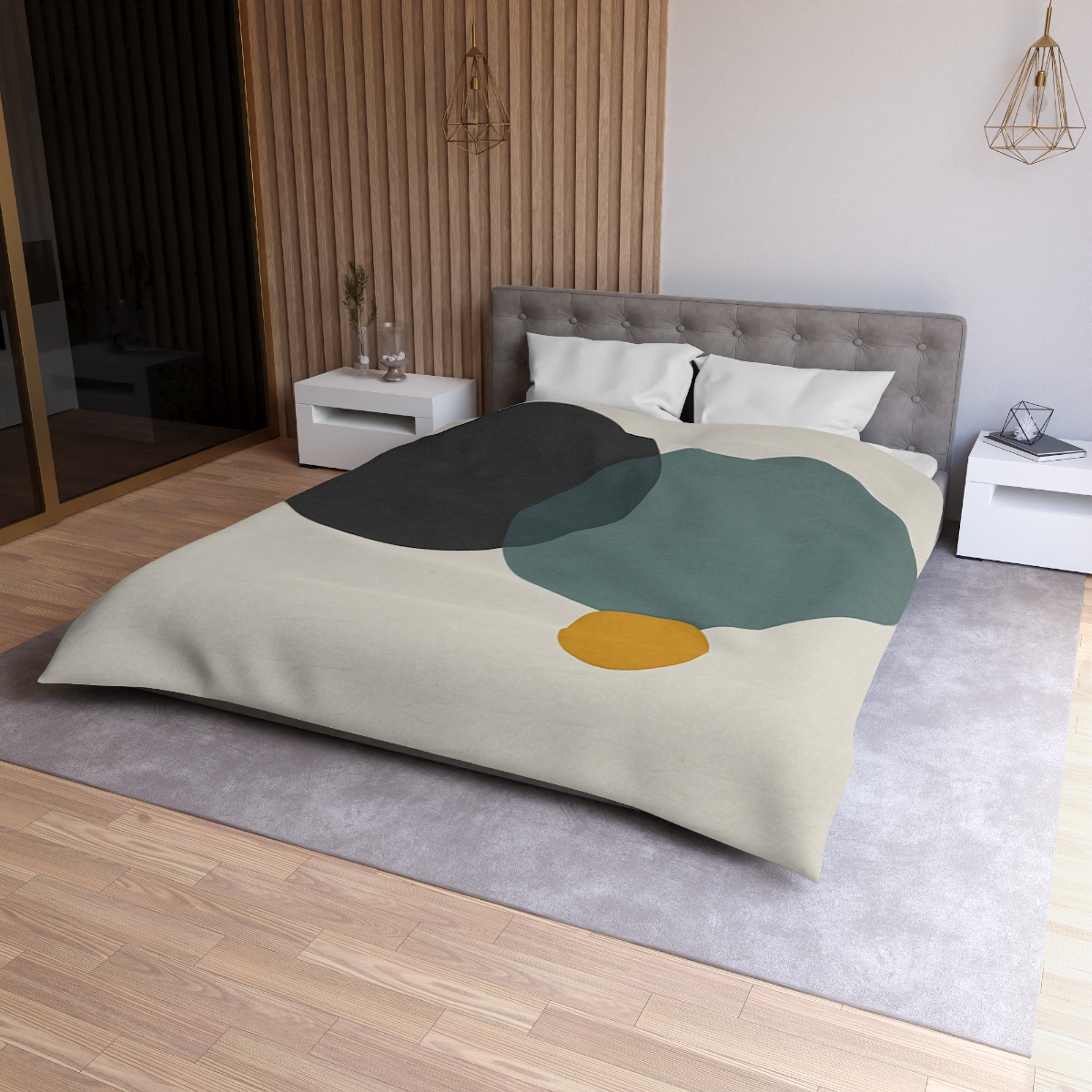 Clustered Three Circles With Pause warm winter duvets