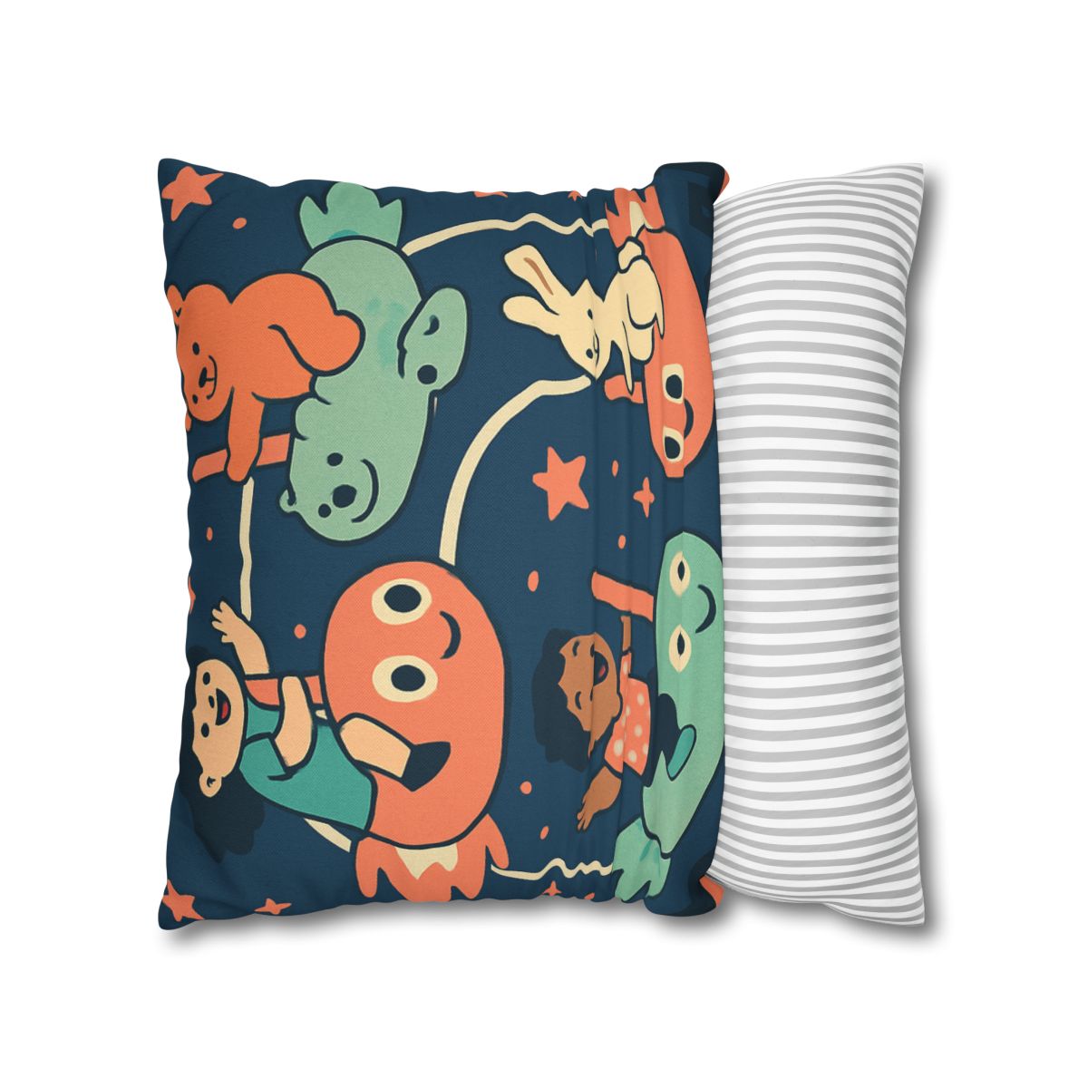 Comet Carousel Park designer print pillow cases