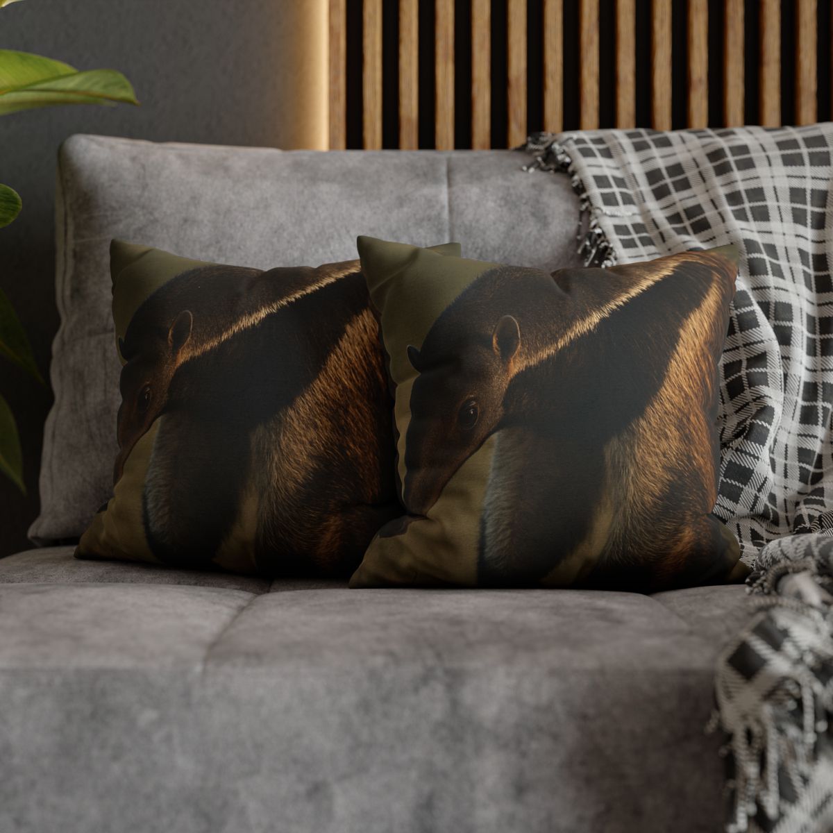 Ember Gaze Giant Anteater personalized pillow covers