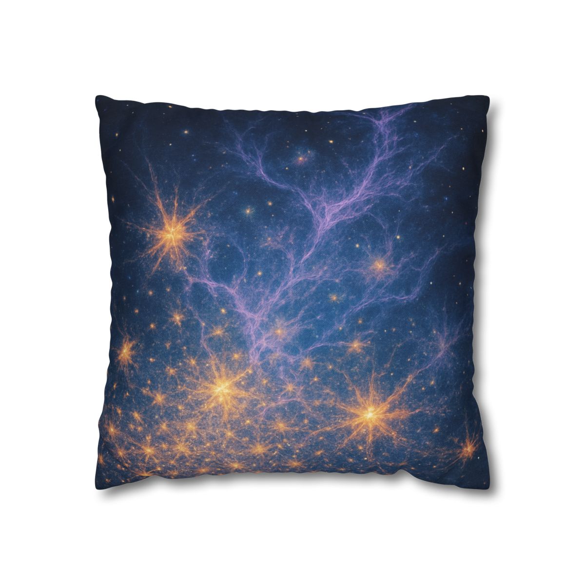 Starburst Lace Field designer print pillow cases