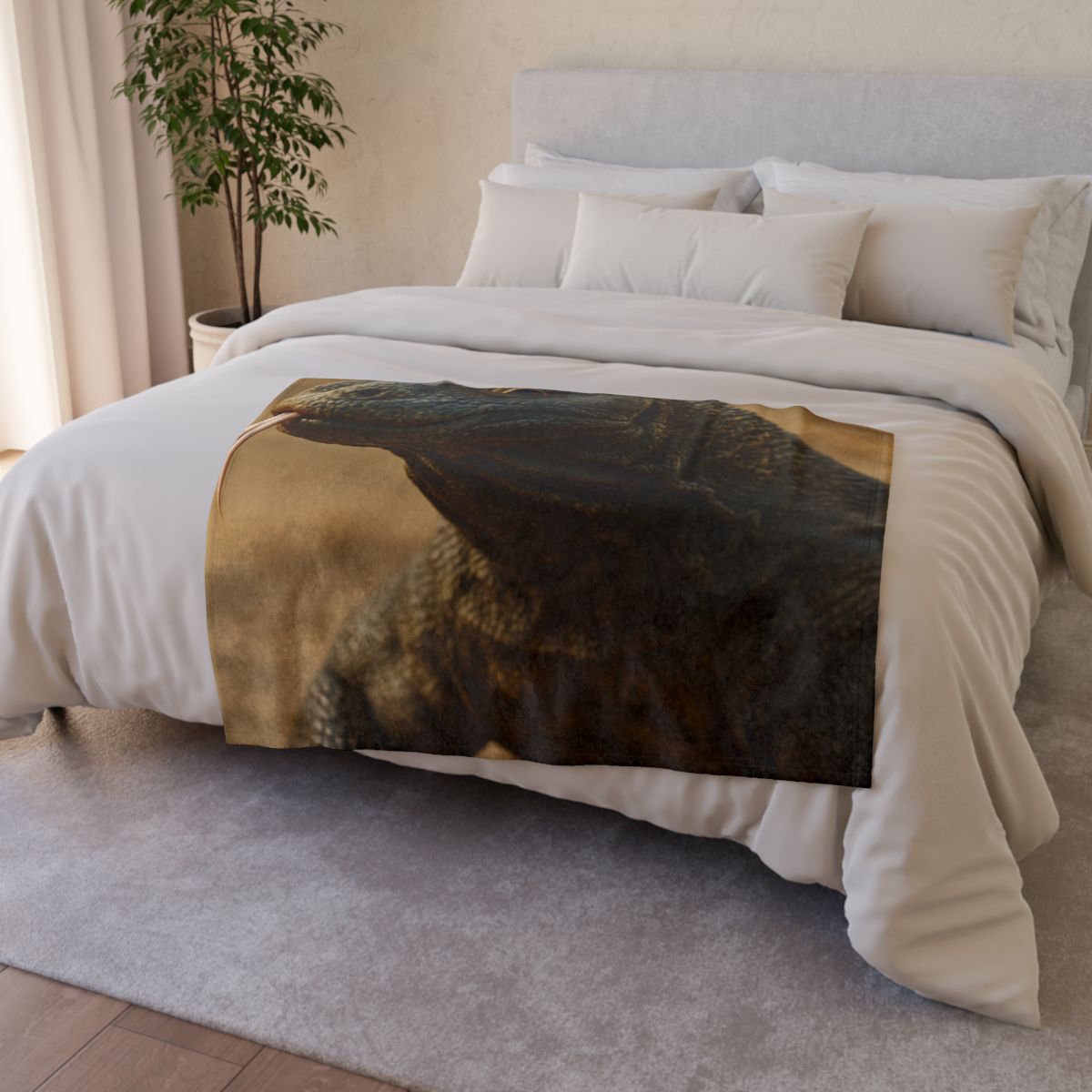 Ancient Sentinel Komodo Dragon warm winter blankets