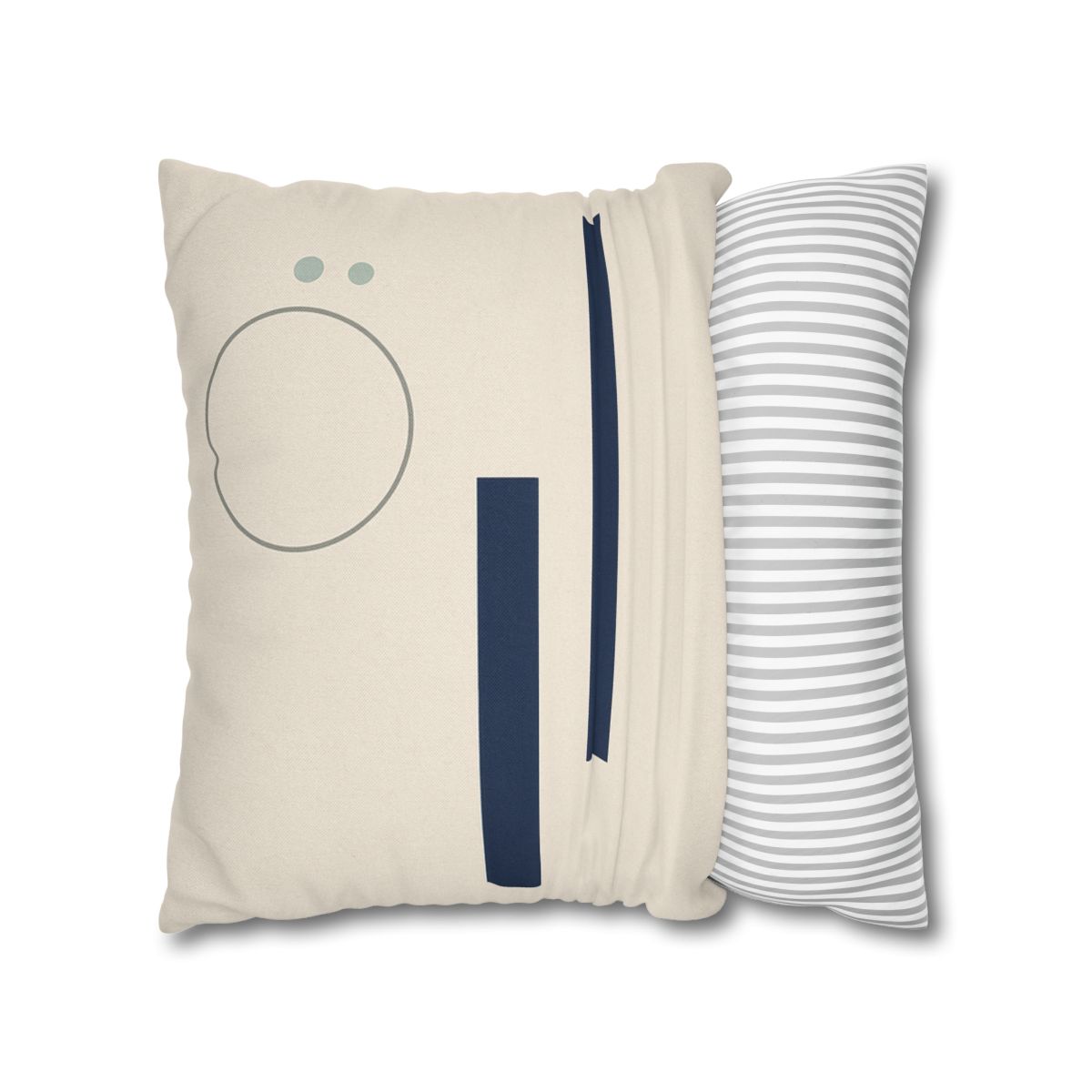 Twin Bars And Quiet Dot Cluster designer print pillow cases