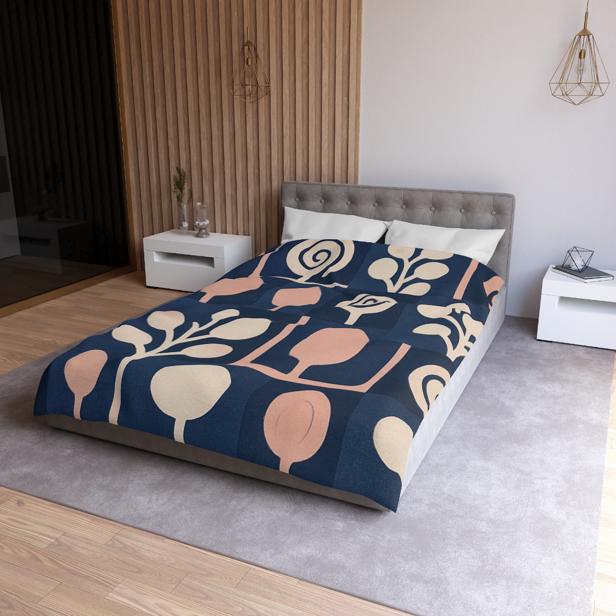 Bud Cluster Mosaic soft comforter duvets