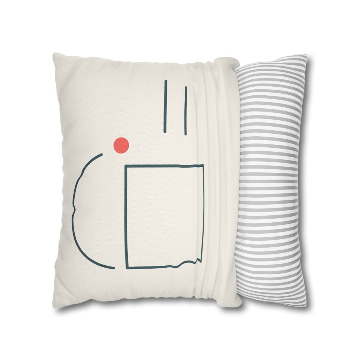 Open Frame With Drifting Arc personalized pillow covers