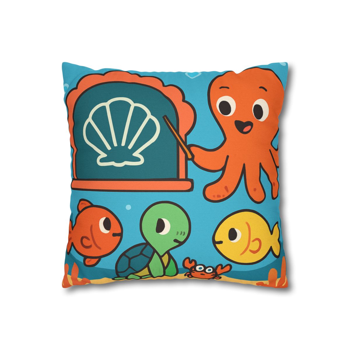 Coral Classroom Under The Sea custom pillow cases