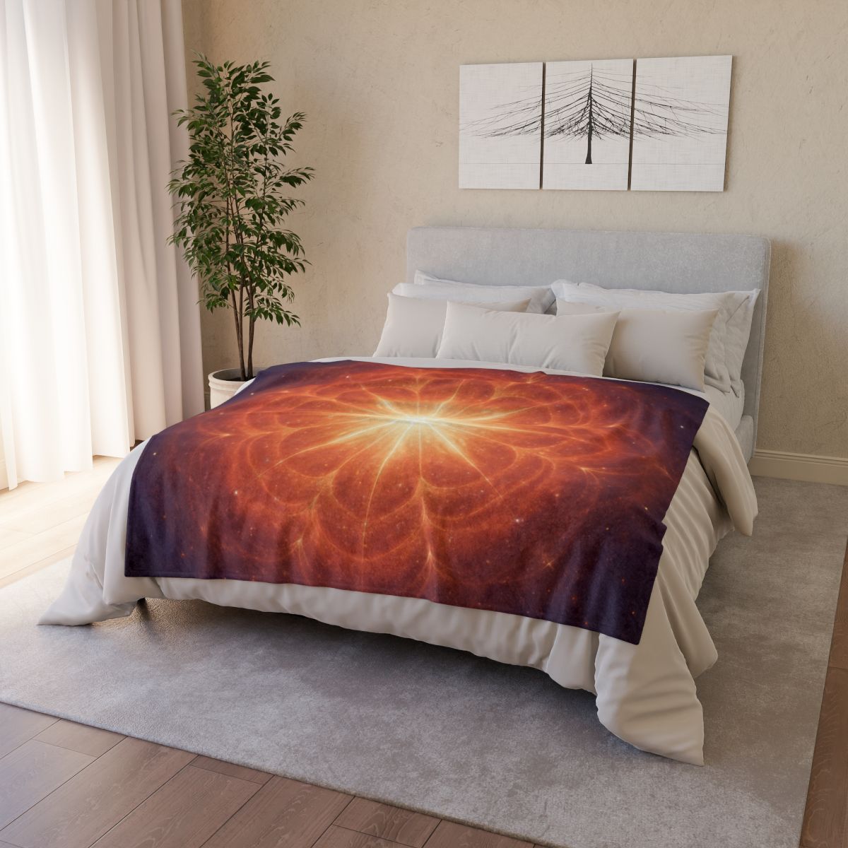 Starburst Petal Crown unique gift blankets