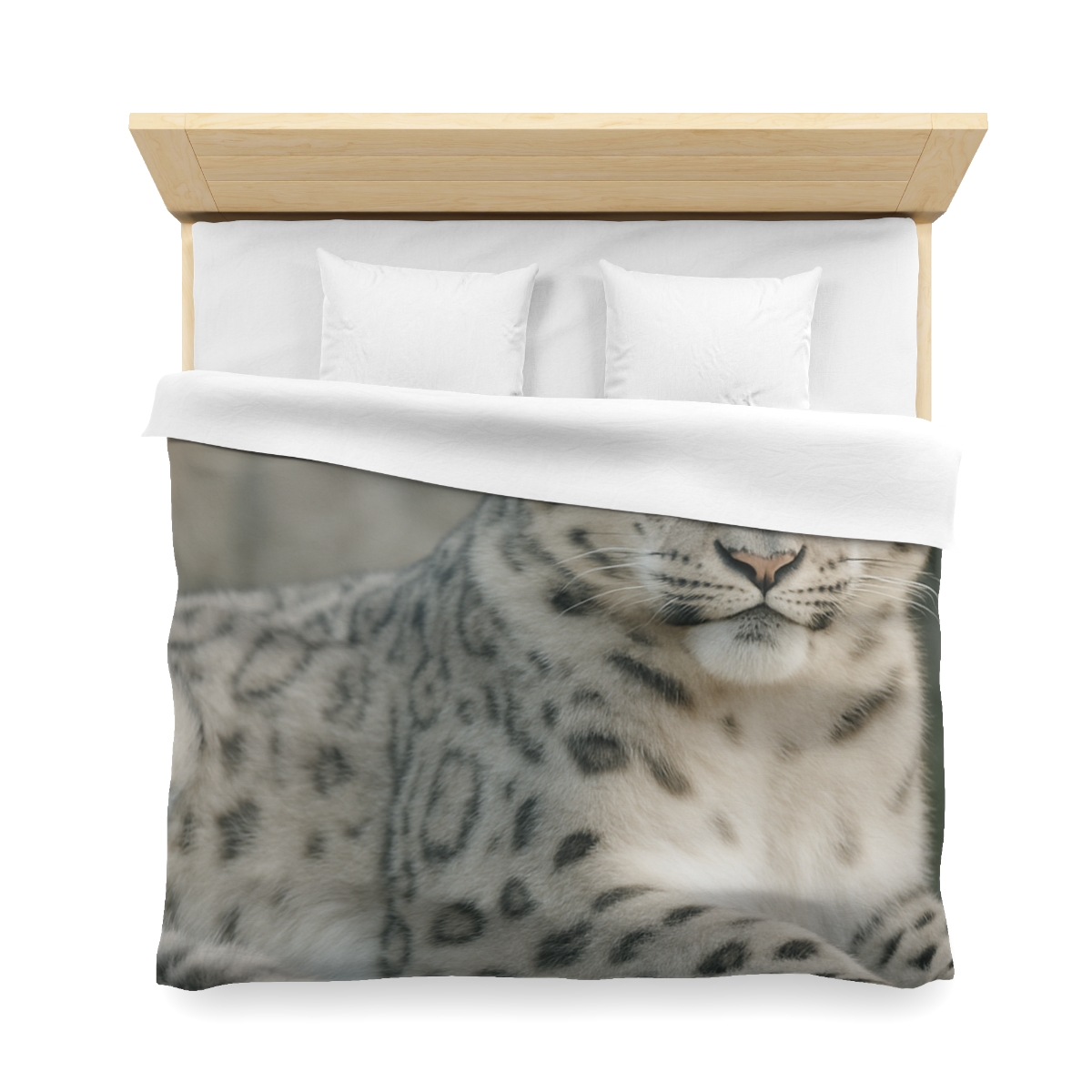 Hidden Realm Snow Leopard unique patterned duvets