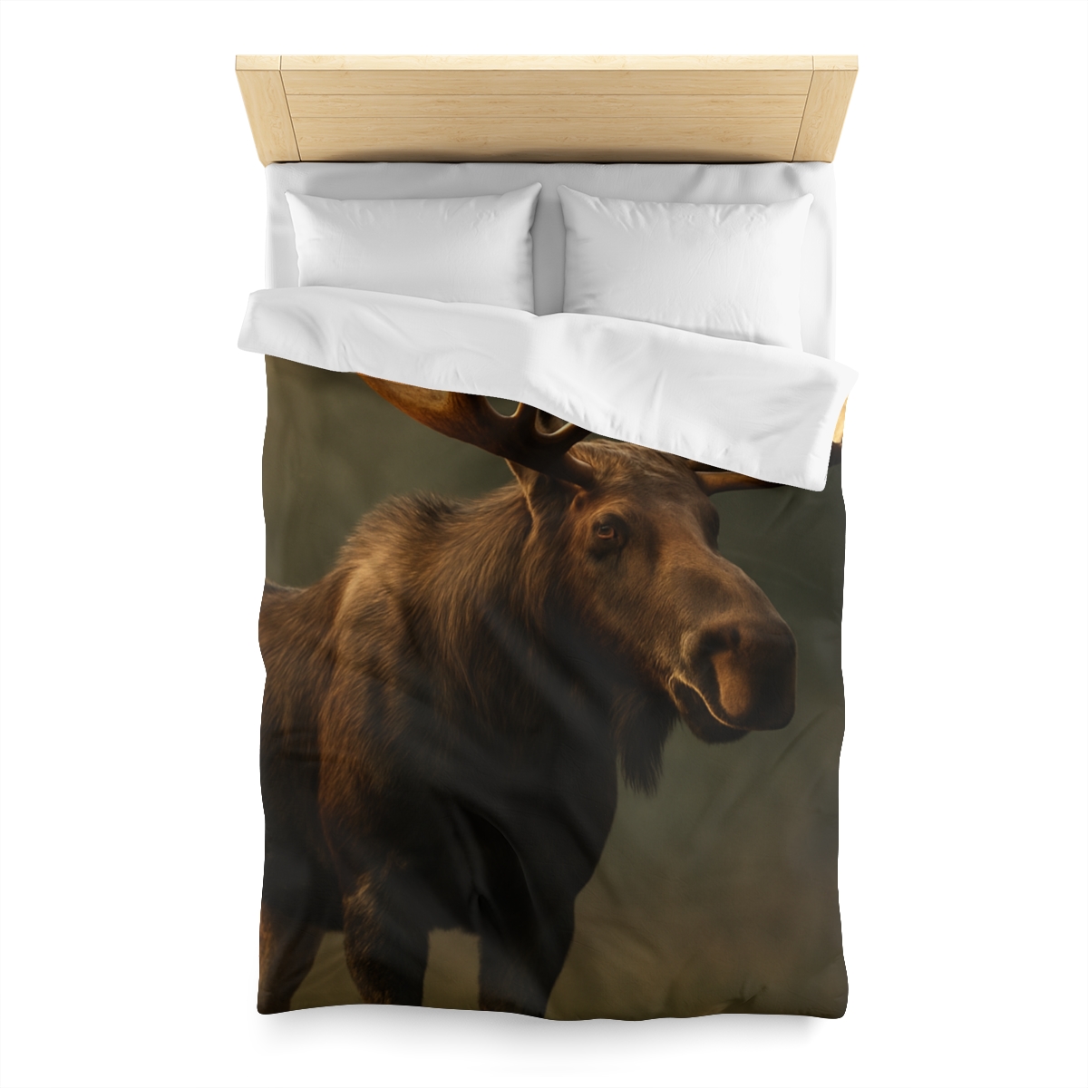 Starlit Crown Moose designer printed duvets