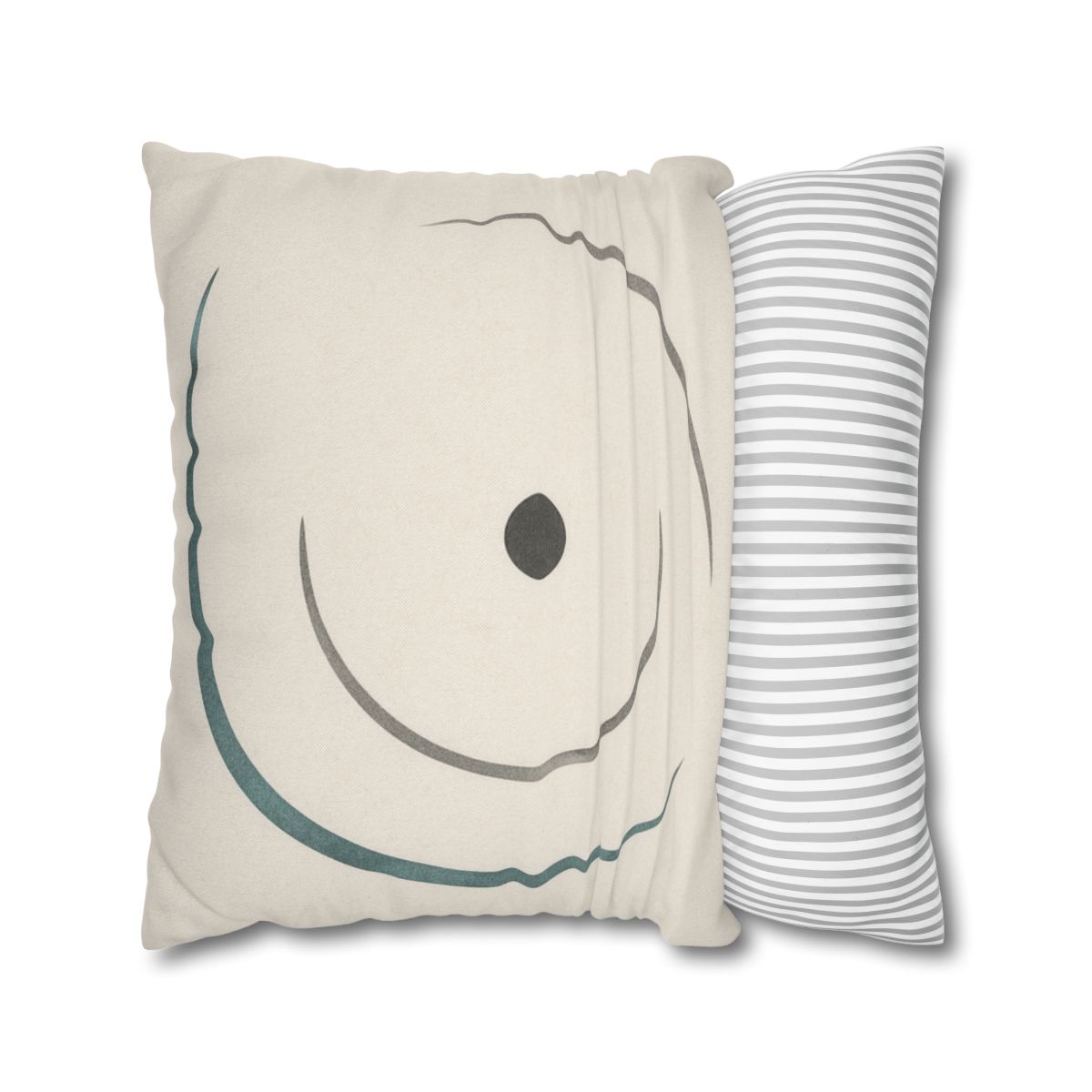 Twin Arcs And Centered Dot soft cotton pillow cases