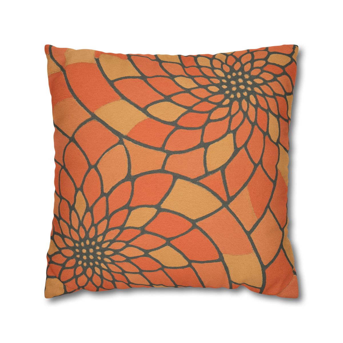 Petal Spiral Matrix designer print pillow cases