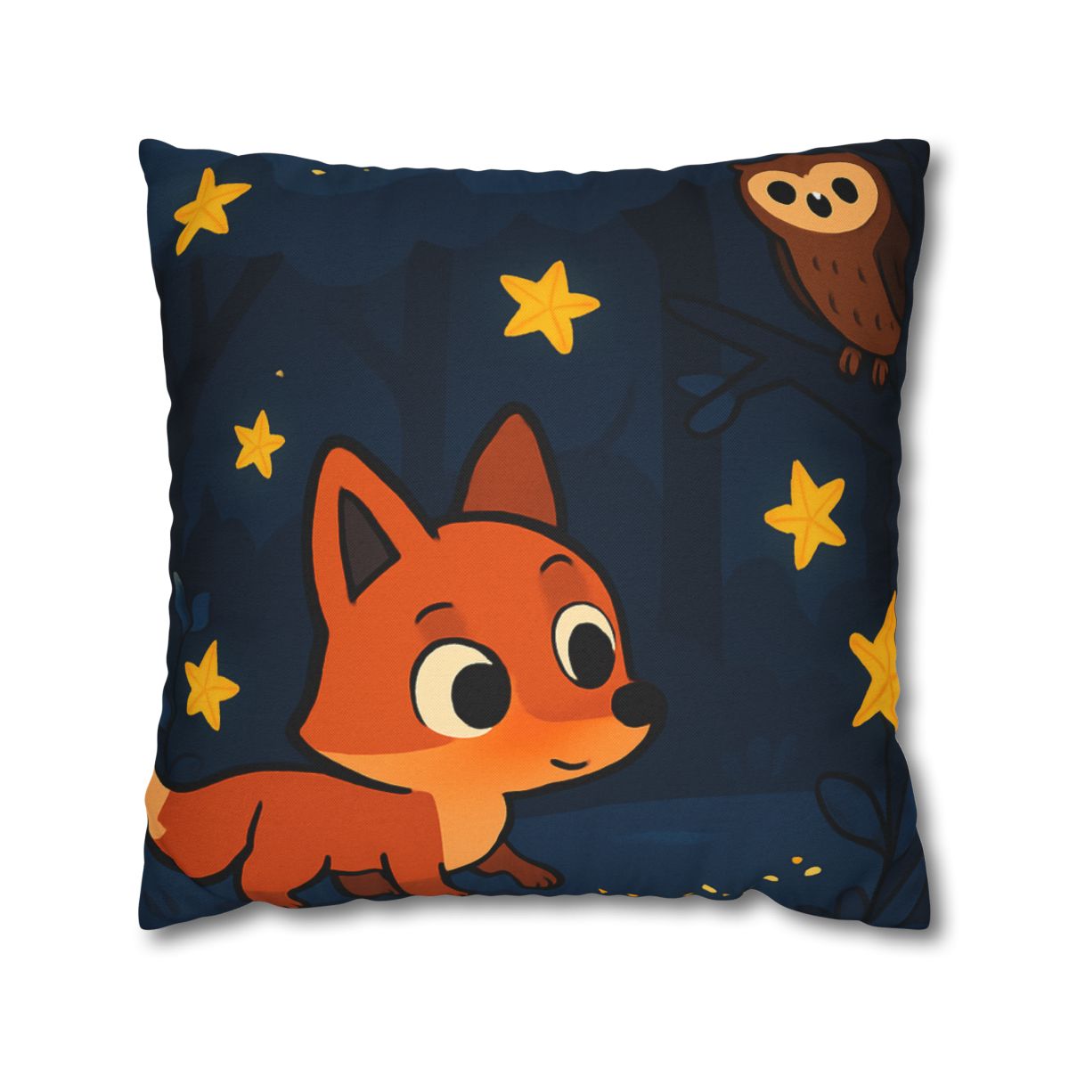Cosmic Forest Fox personalized pillow covers