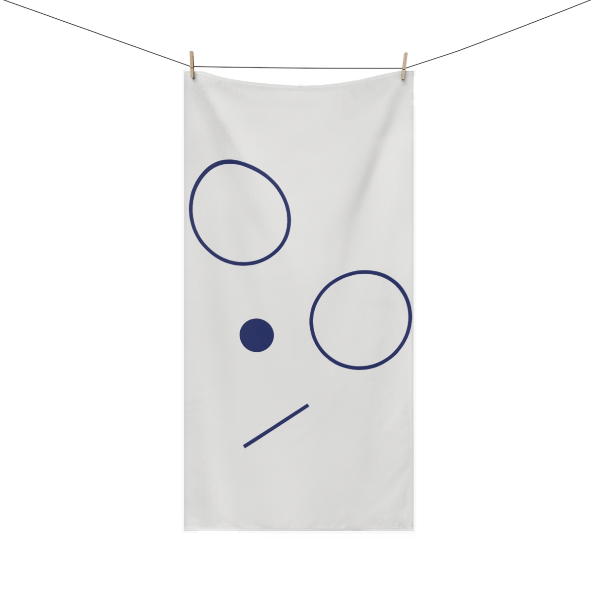 Triangular Circle Drift soft cotton towels