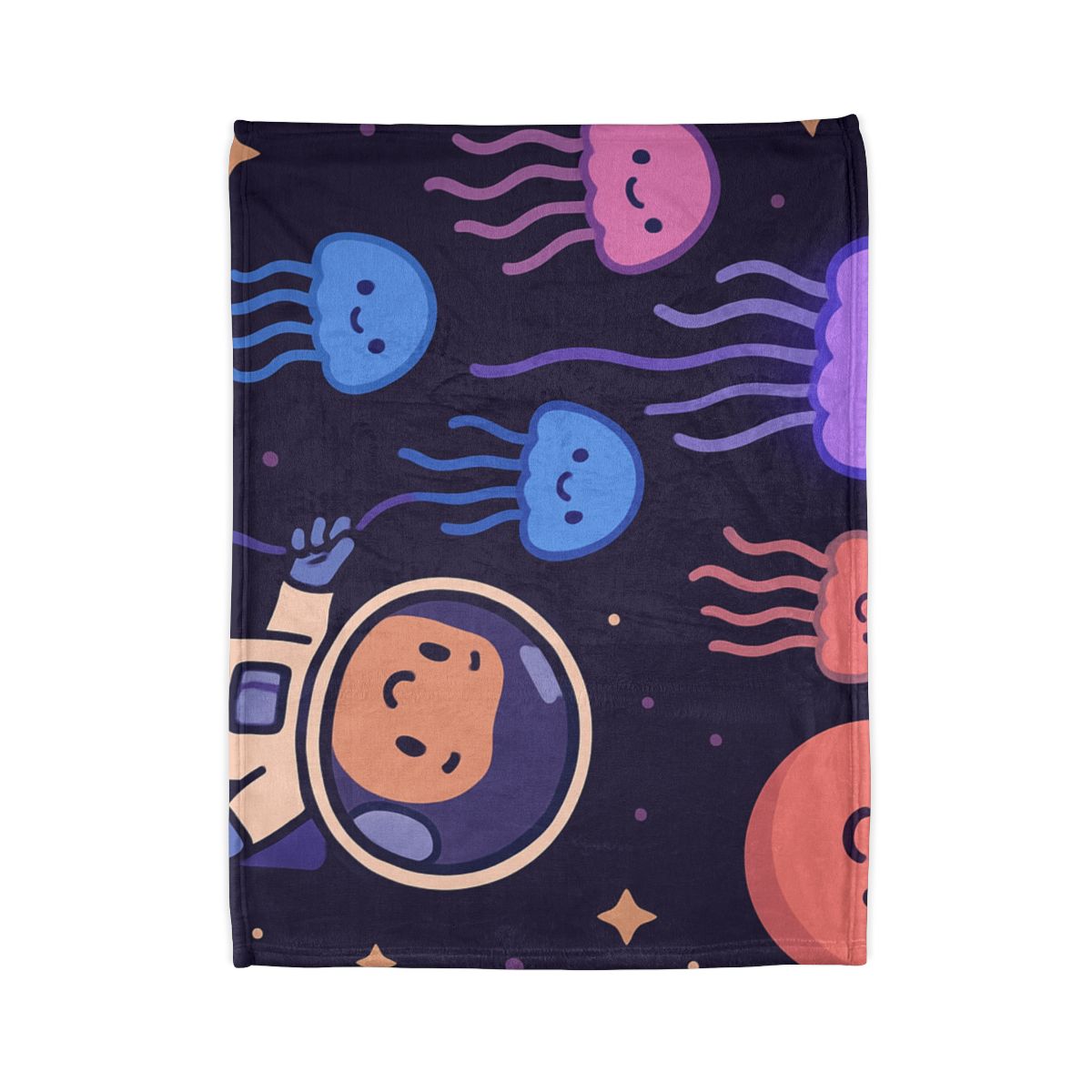 Galaxy Garden Of Floating Jellyfish custom blankets