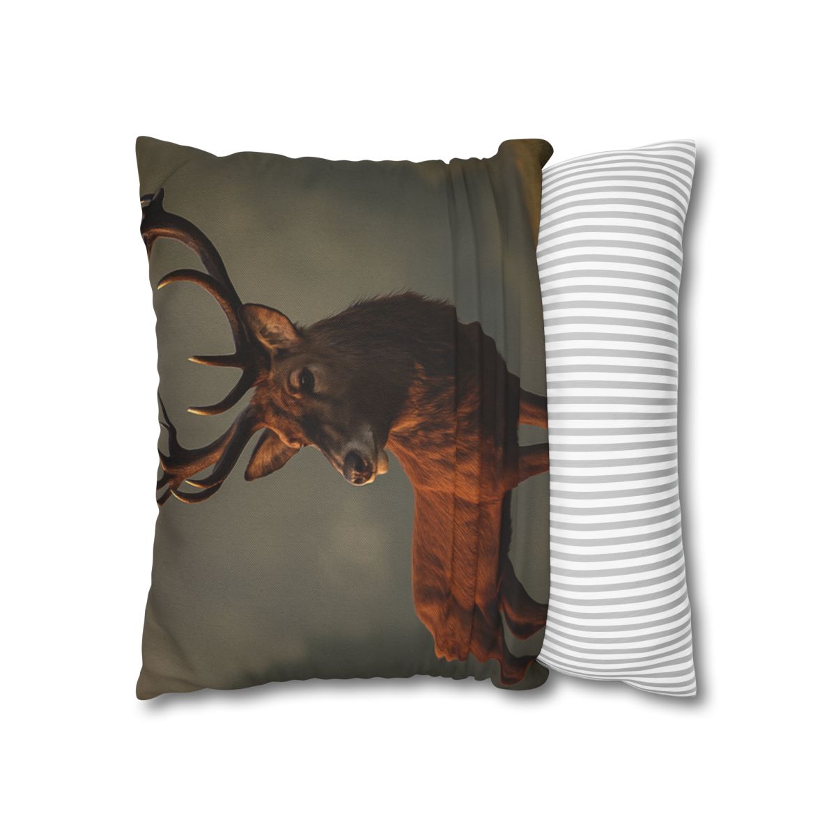 Red Deer Dawn Majesty designer print pillow cases