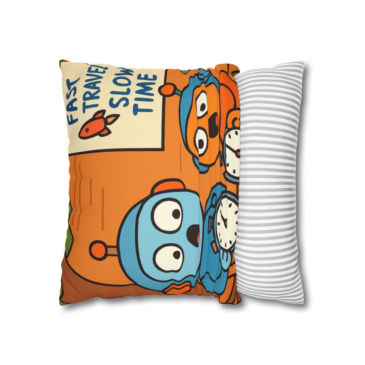 Time Dilation Treehouse Twins soft cotton pillow cases