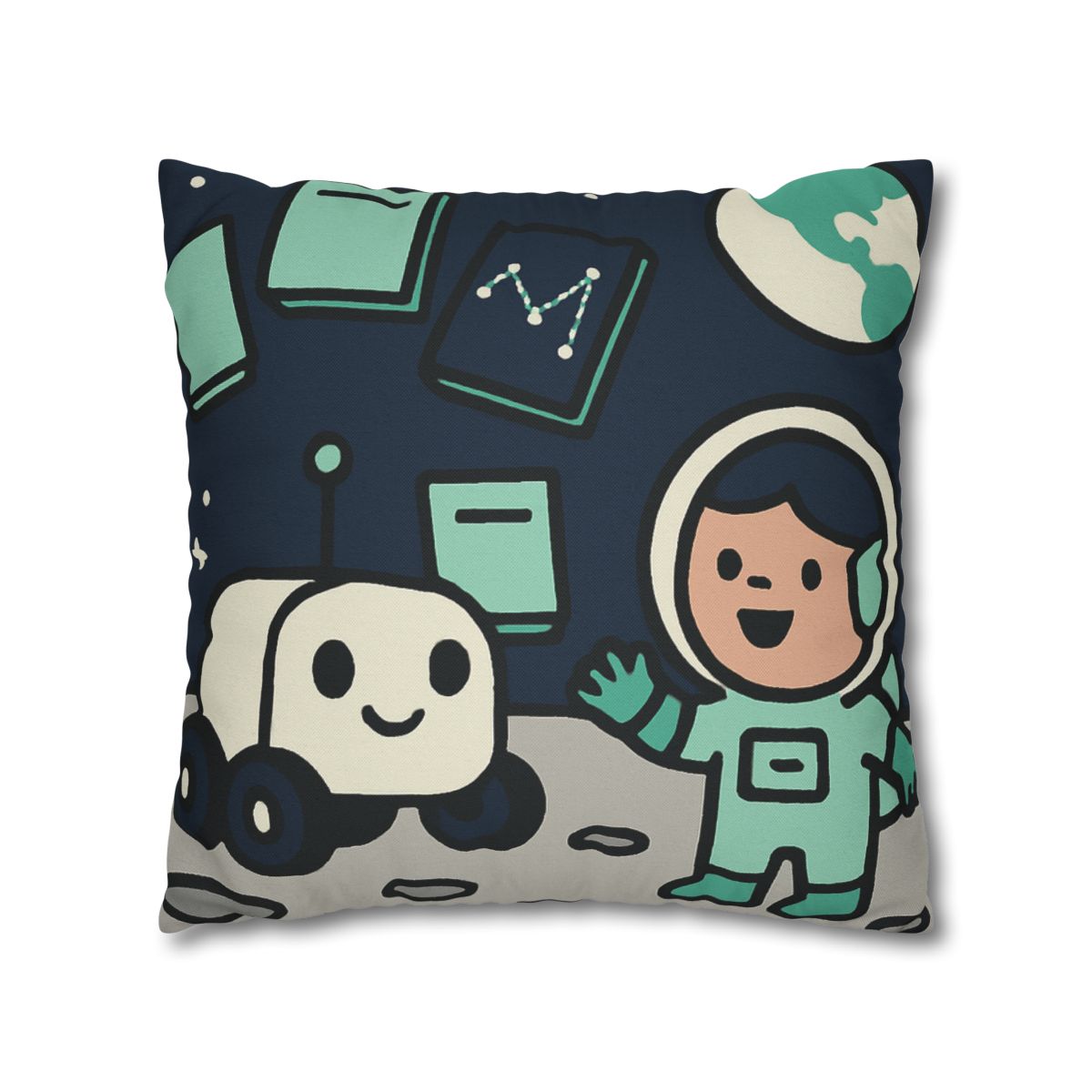 The Moonlit Library Rover unique gift pillow cases