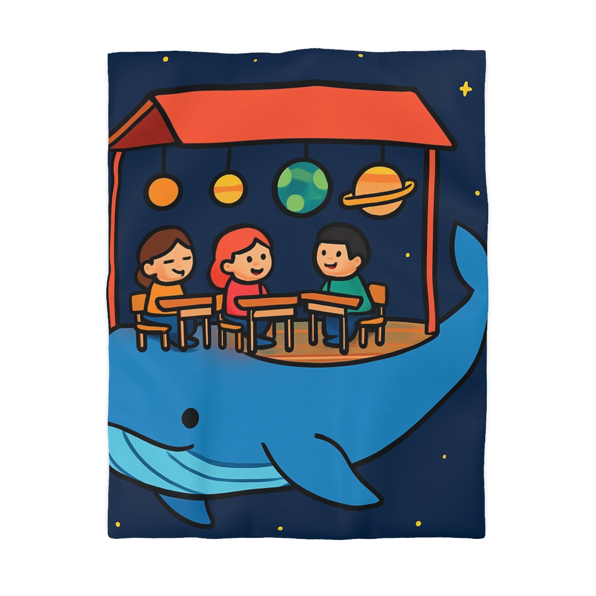 Cosmic Whale Classroom stylish duvet covers