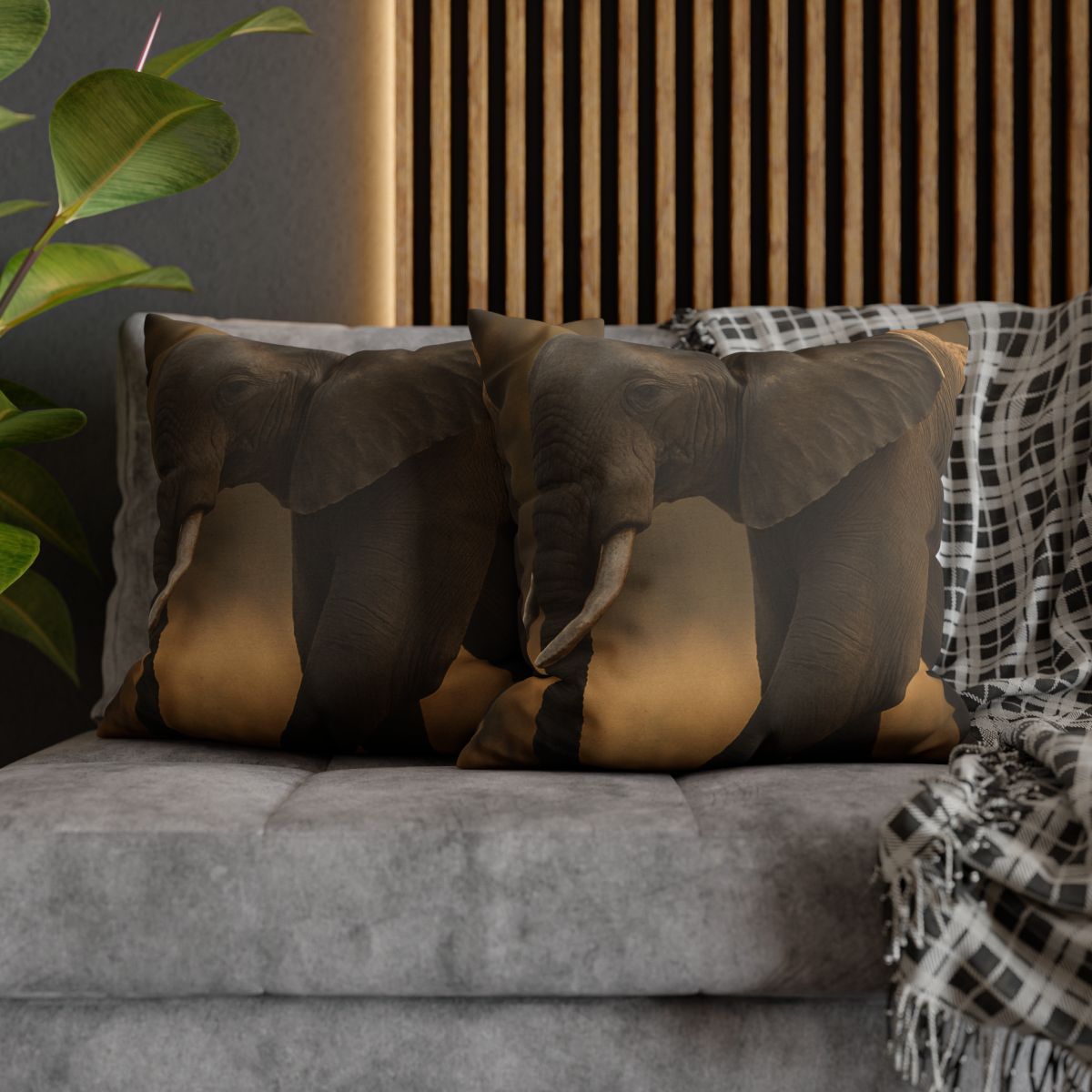 Savannah Sentinel Elephant unique gift pillow cases