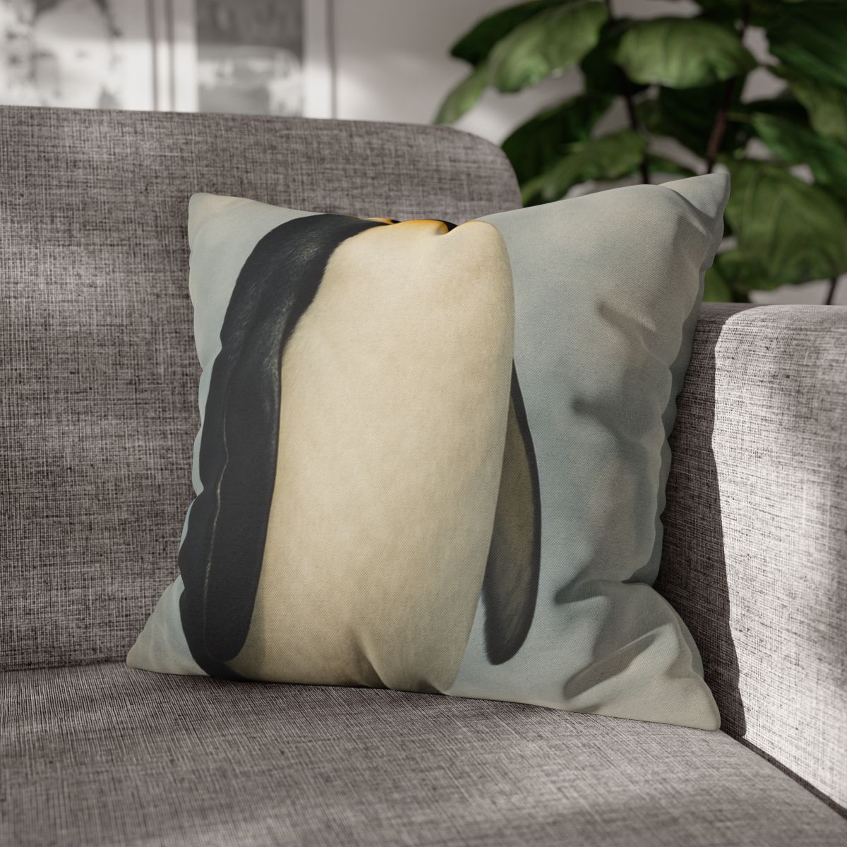 Frost Hush Emperor Penguin trendy patterned pillow cases