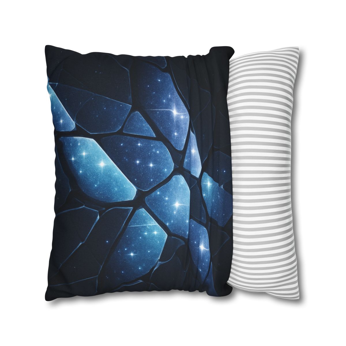 Starlit Fracture Mosaic personalized pillow covers