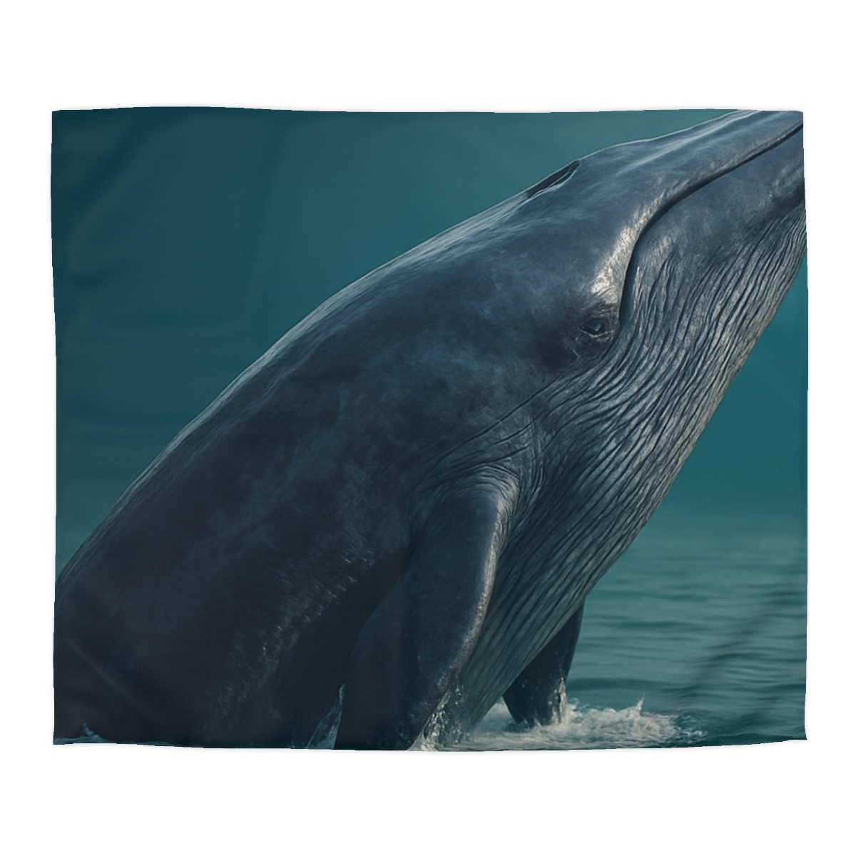Ocean Song Blue Whale custom duvets