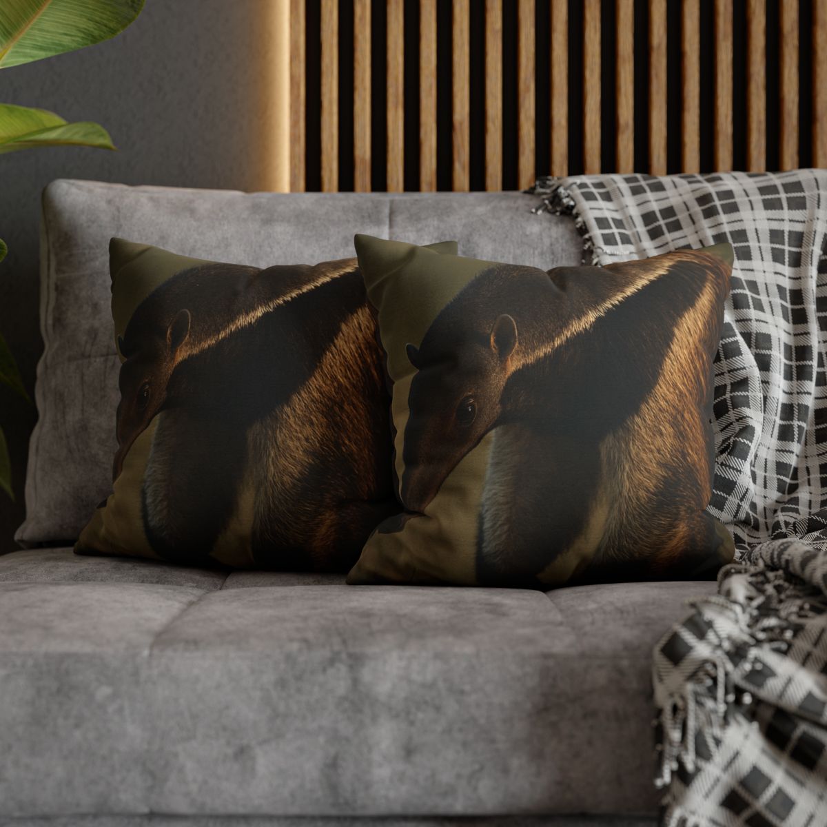 Ember Gaze Giant Anteater personalized pillow covers
