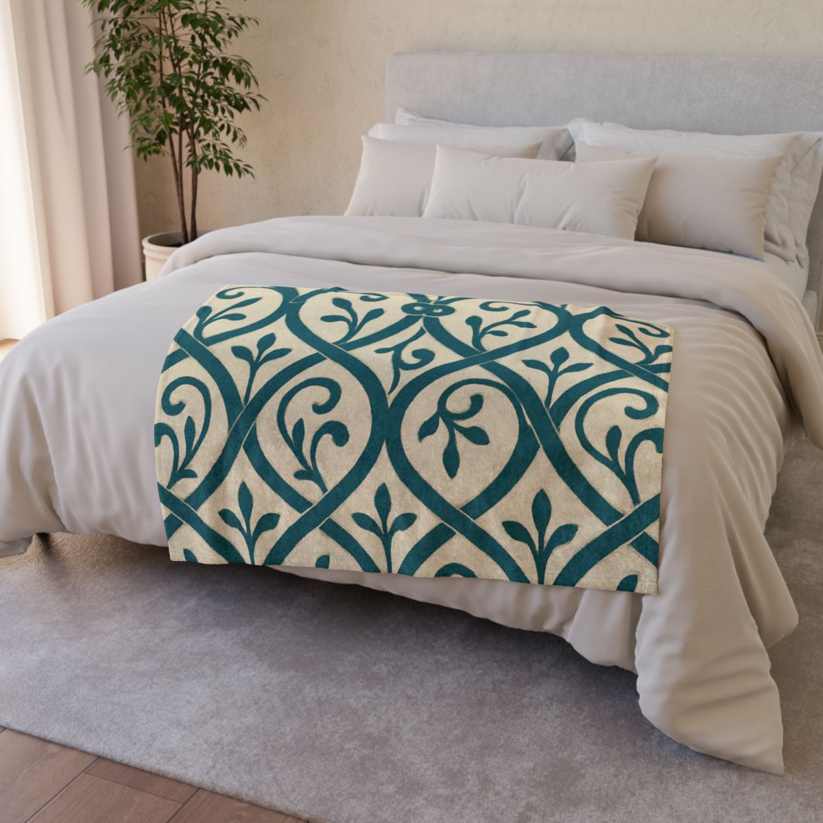Vine Lattice Mosaic trendy patterned blankets