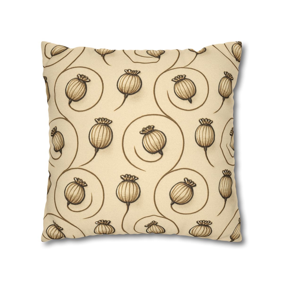 Seed Pod Spiral Ledger personalized pillow covers