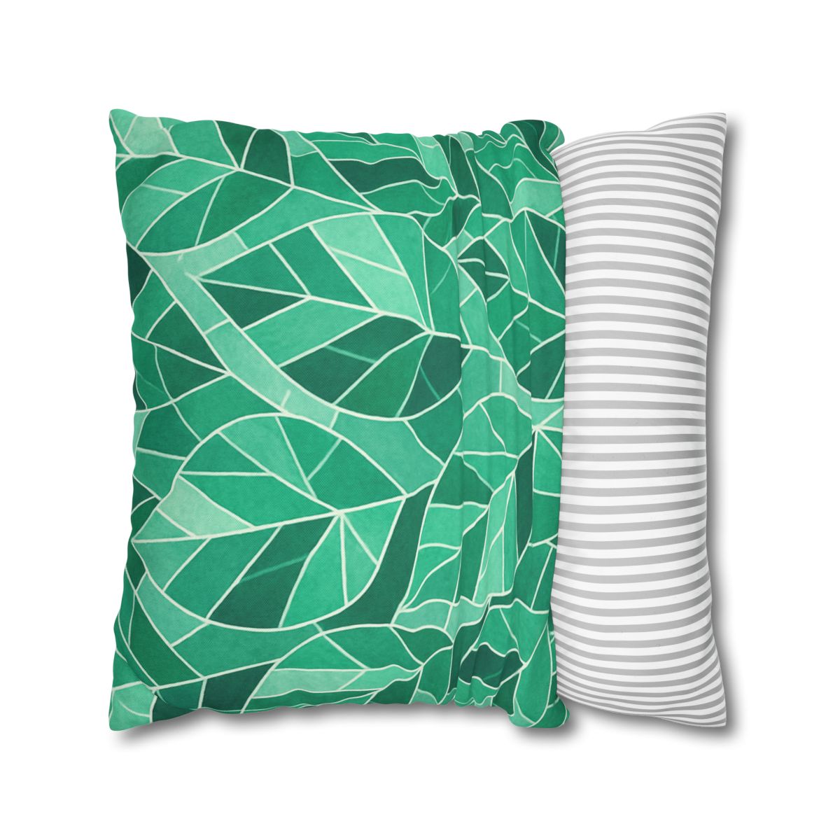 Crystal Leaf Mosaic personalized pillow covers