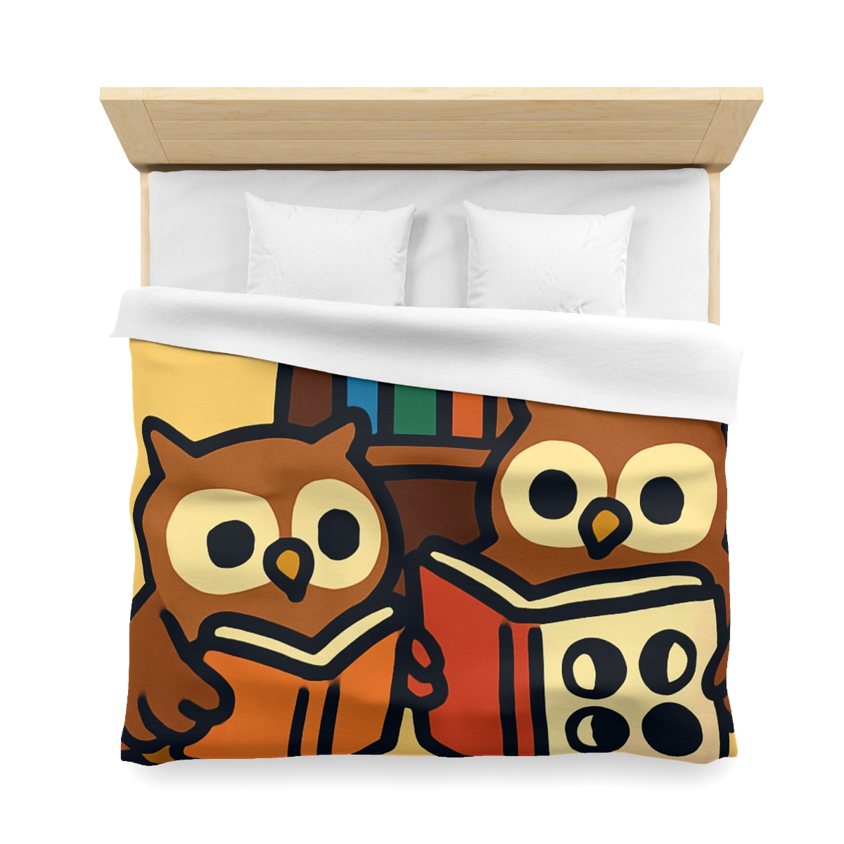Lunar Library Owls custom duvets