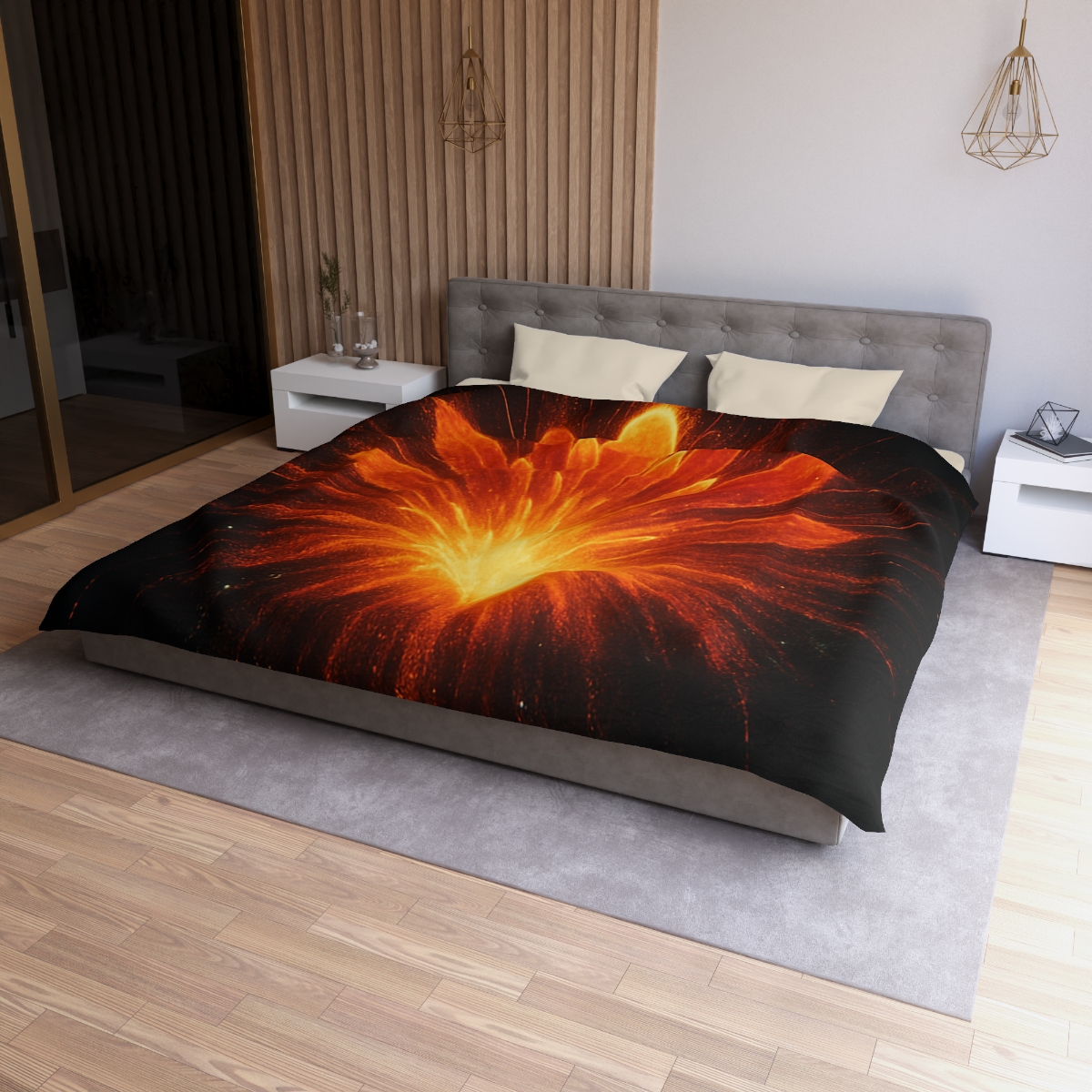 Starburst Petal Crown stylish duvet covers