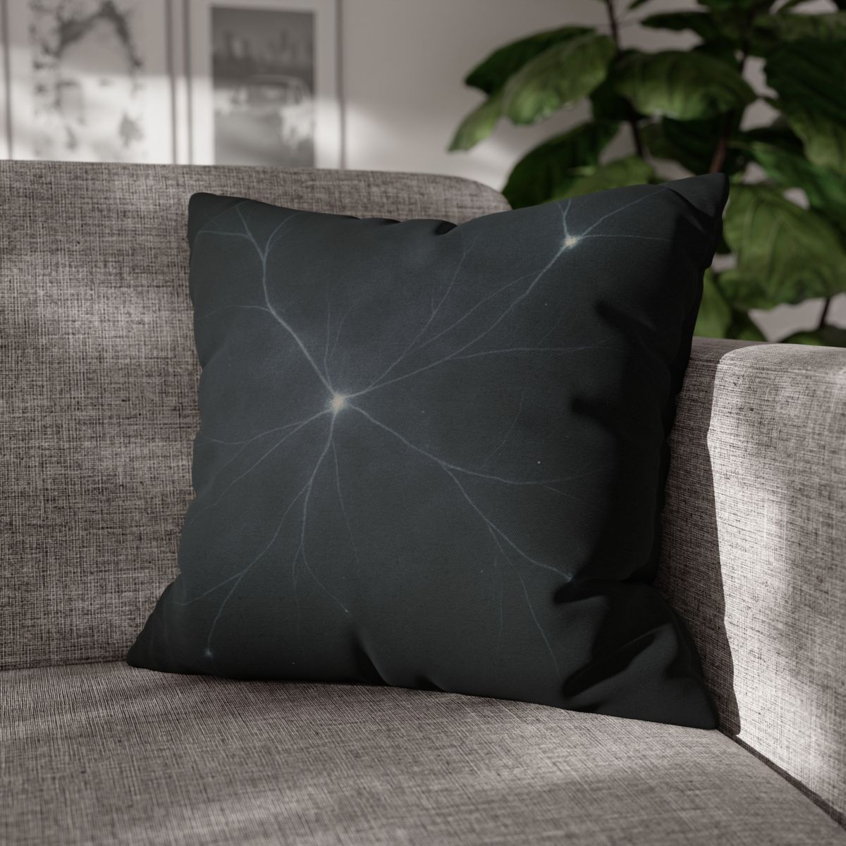 Void Filament Silk Tapestry personalized pillow covers