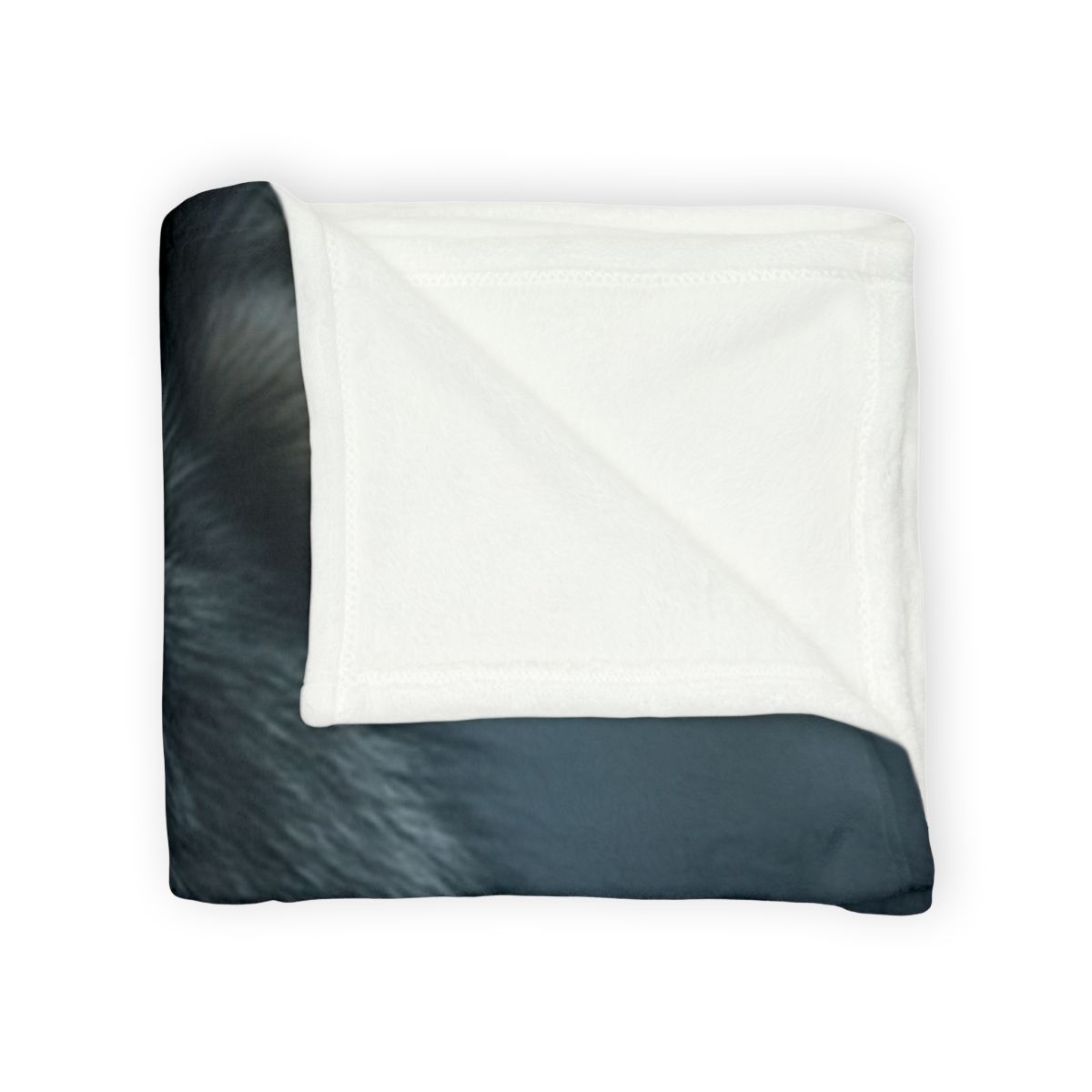 Moonlit Gaze Gray Wolf stylish throw blankets