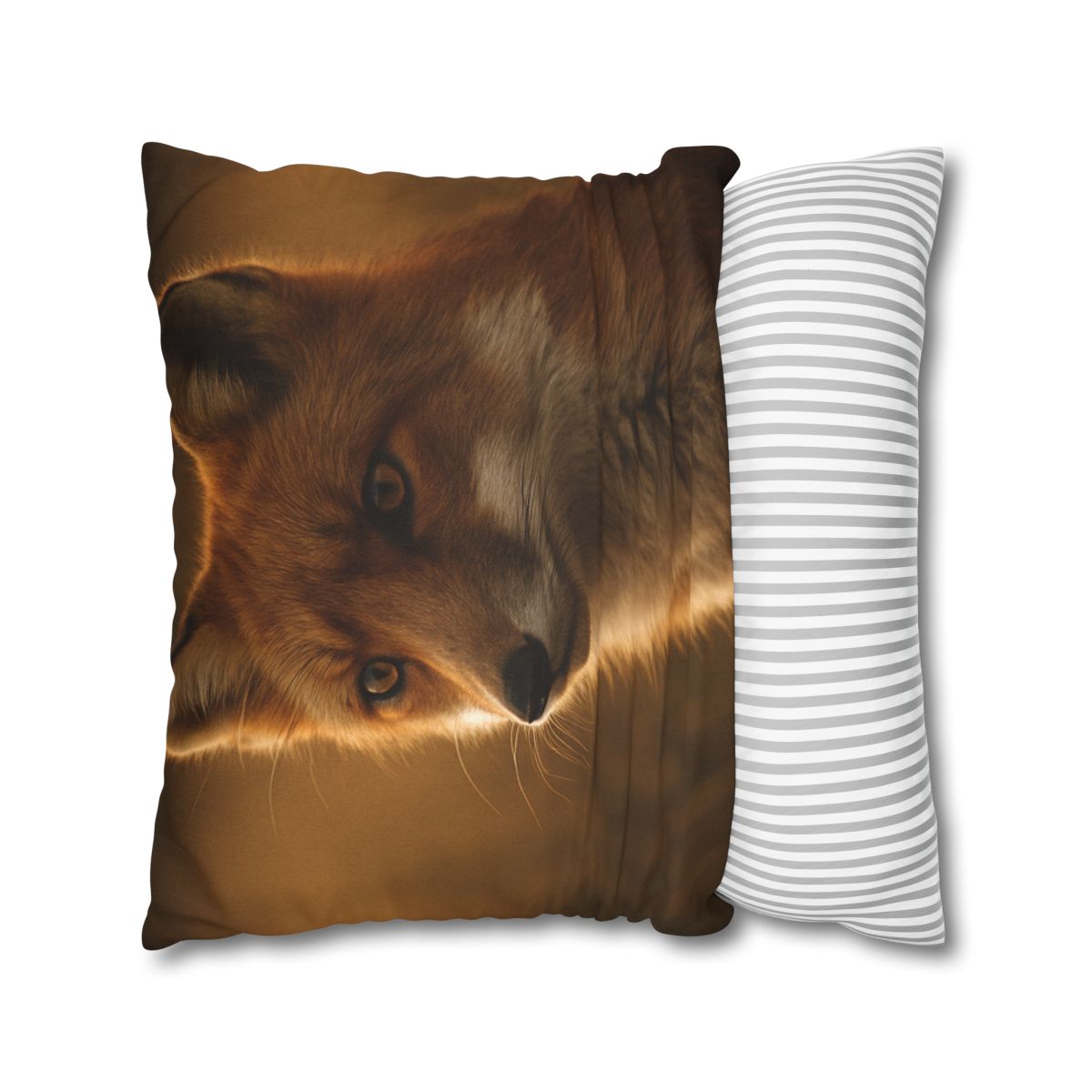 Crimson Whisper Red Fox comfortable bedding pillow covers