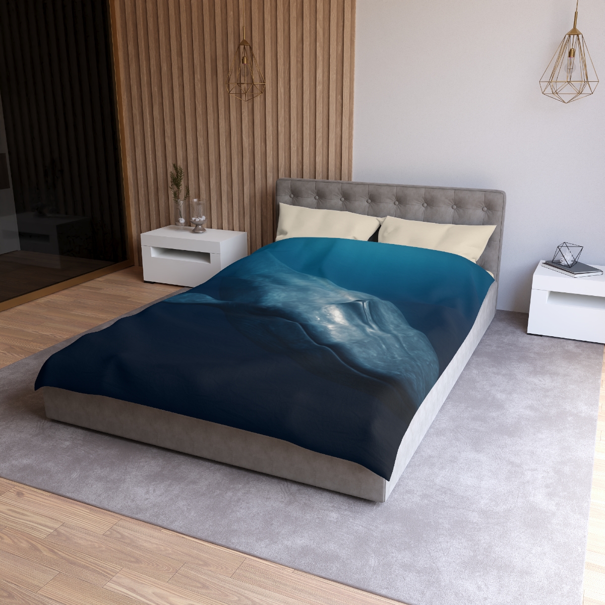 Ocean Song Blue Whale stylish duvet covers