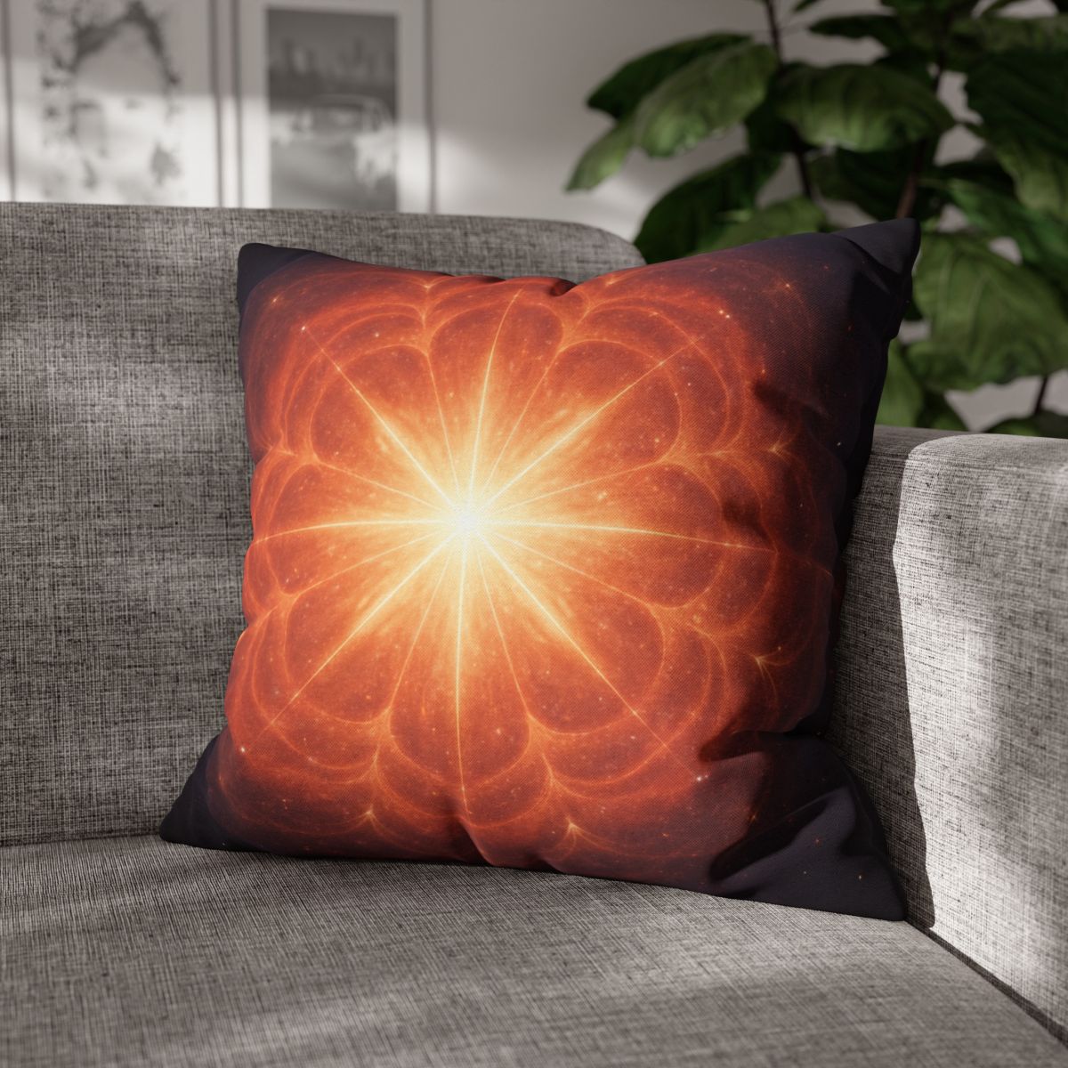 Starburst Petal Crown custom pillow cases