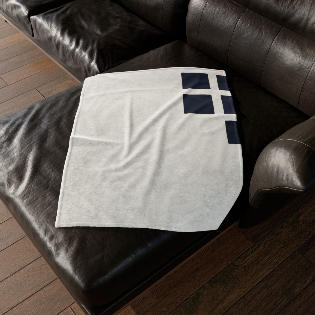 Corner Grid With Missing Star trendy patterned blankets