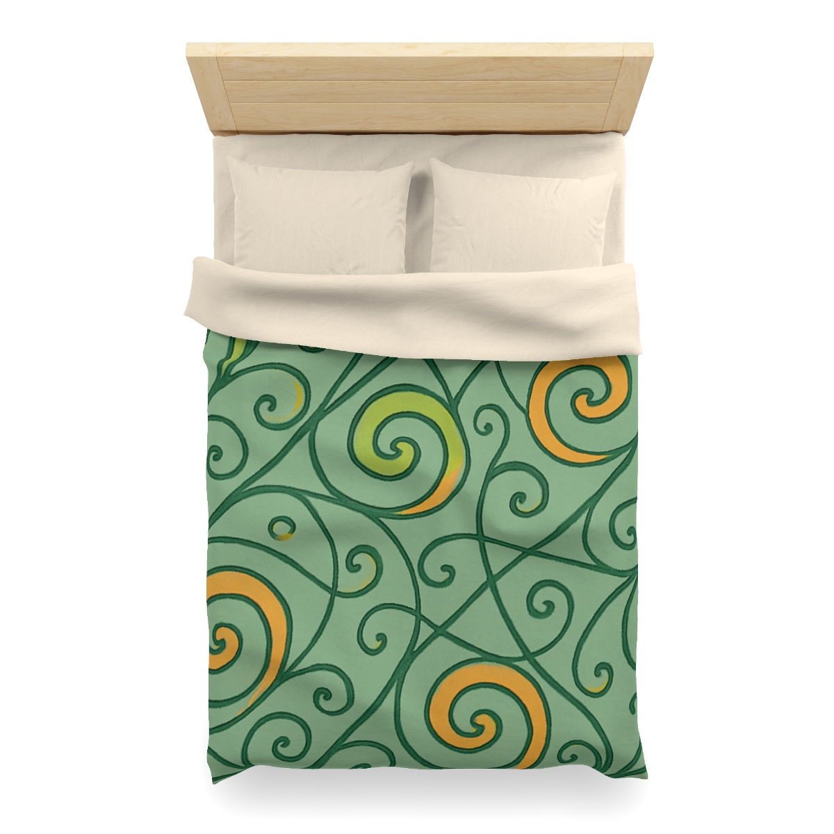 Tendril Spiral Lattice soft comforter duvets