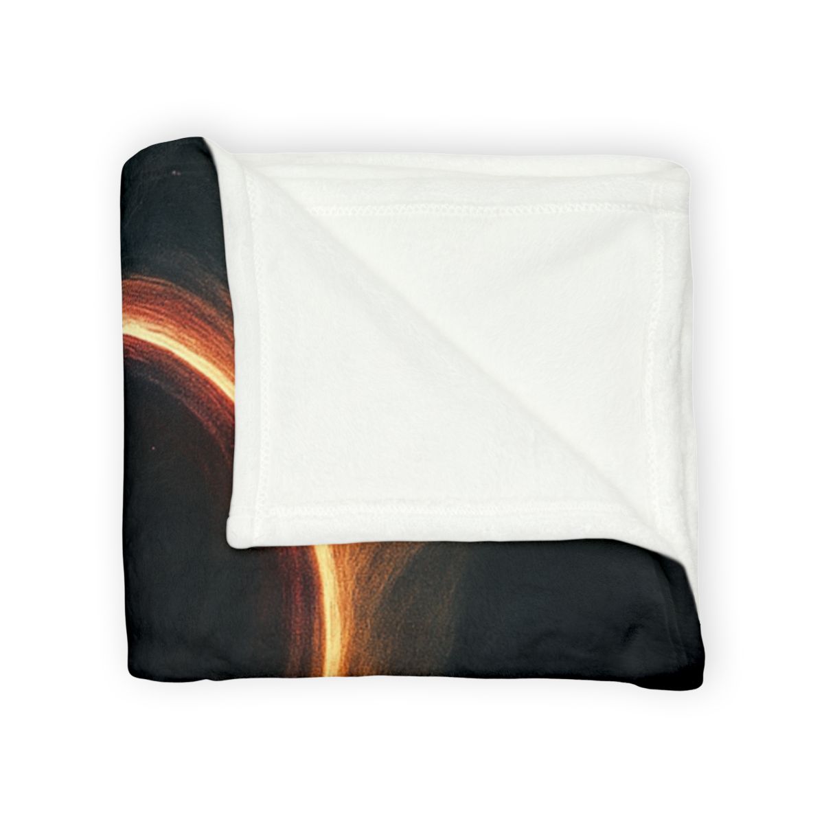 Prismatic Event Horizon Bloom soft fleece blankets